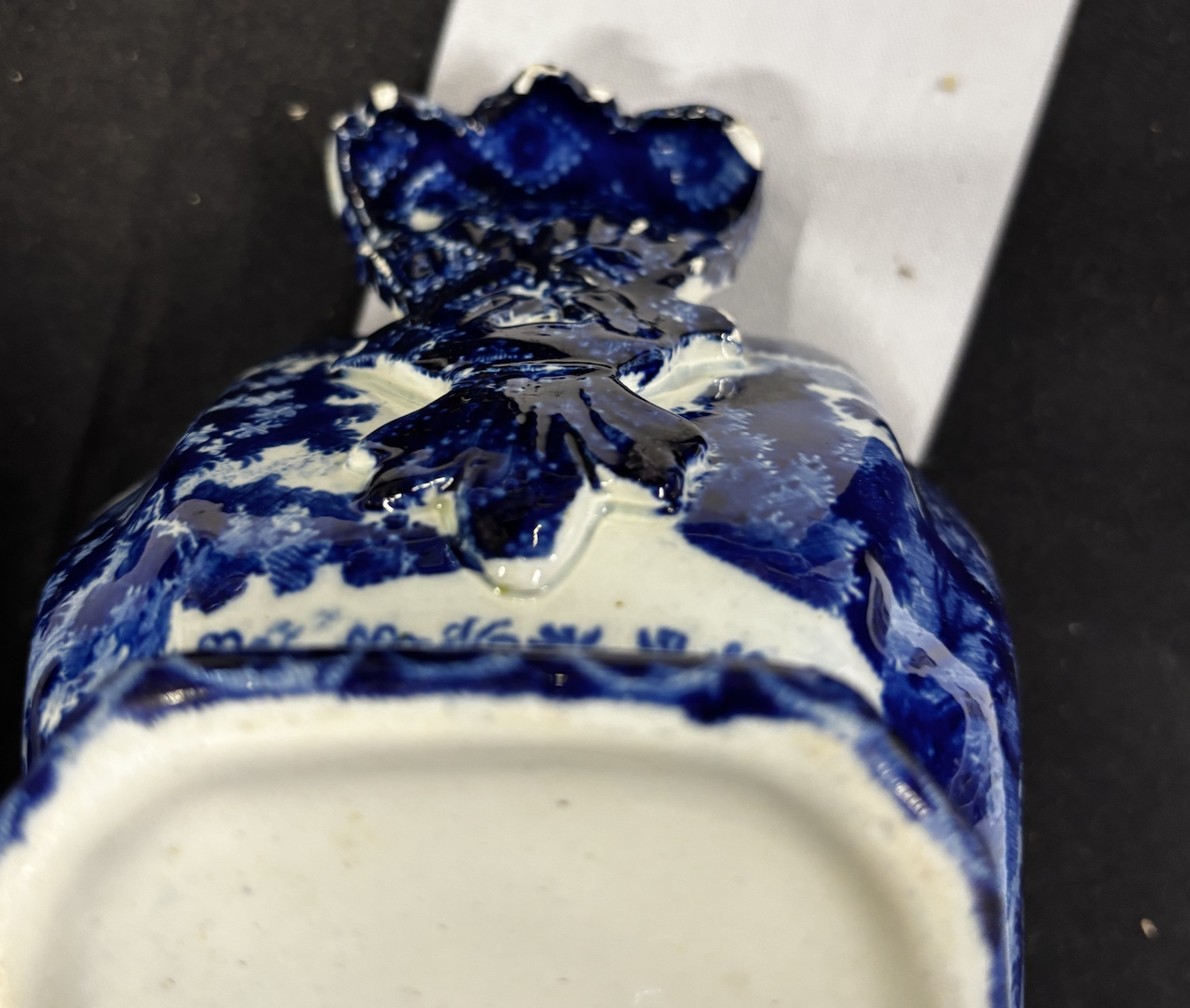 Clews Transferware Sugar Pot