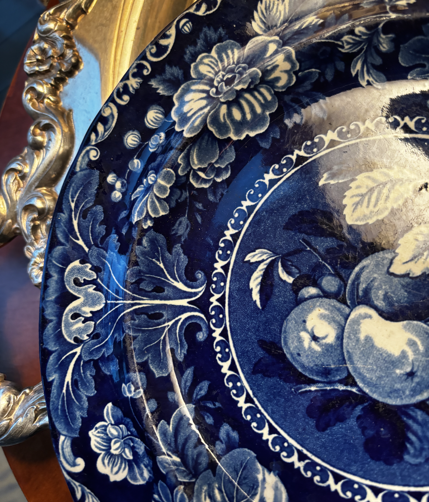 Davenport 'Fruit and Flowers' Plate