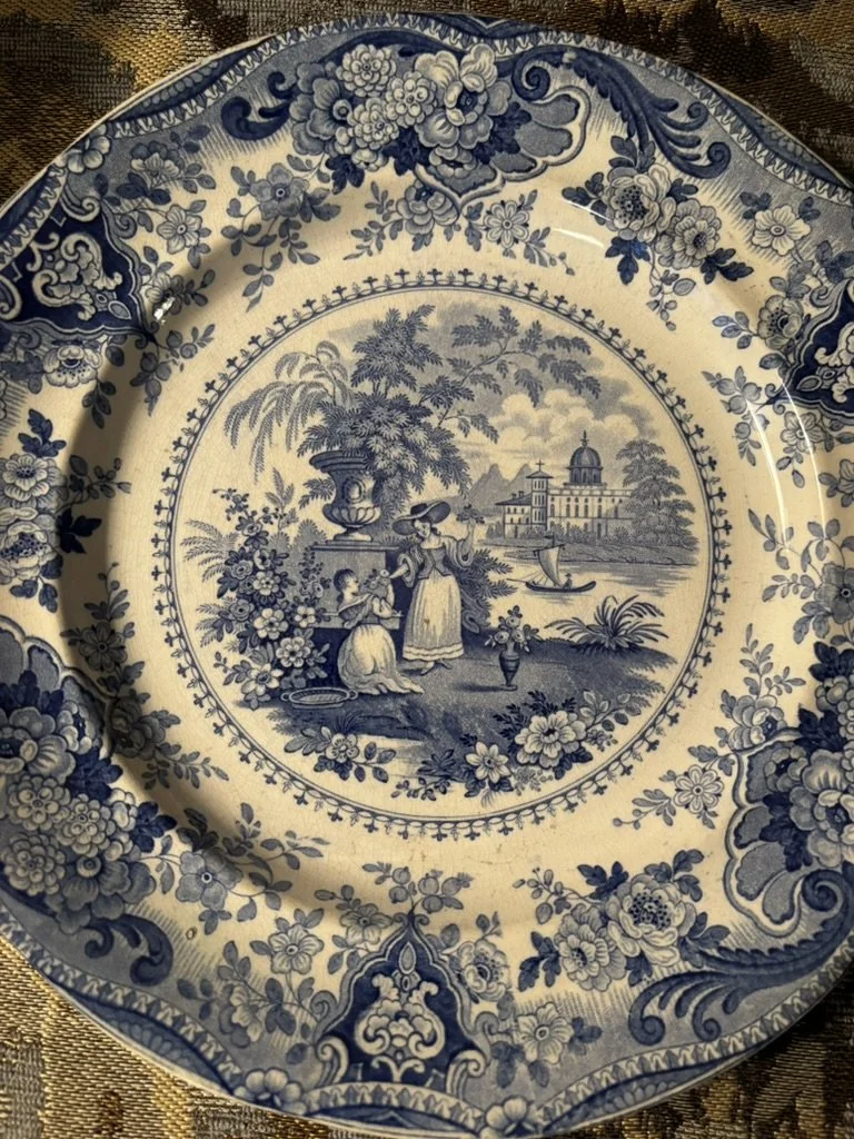 R. Hall 'Italian Buildings' Plate
