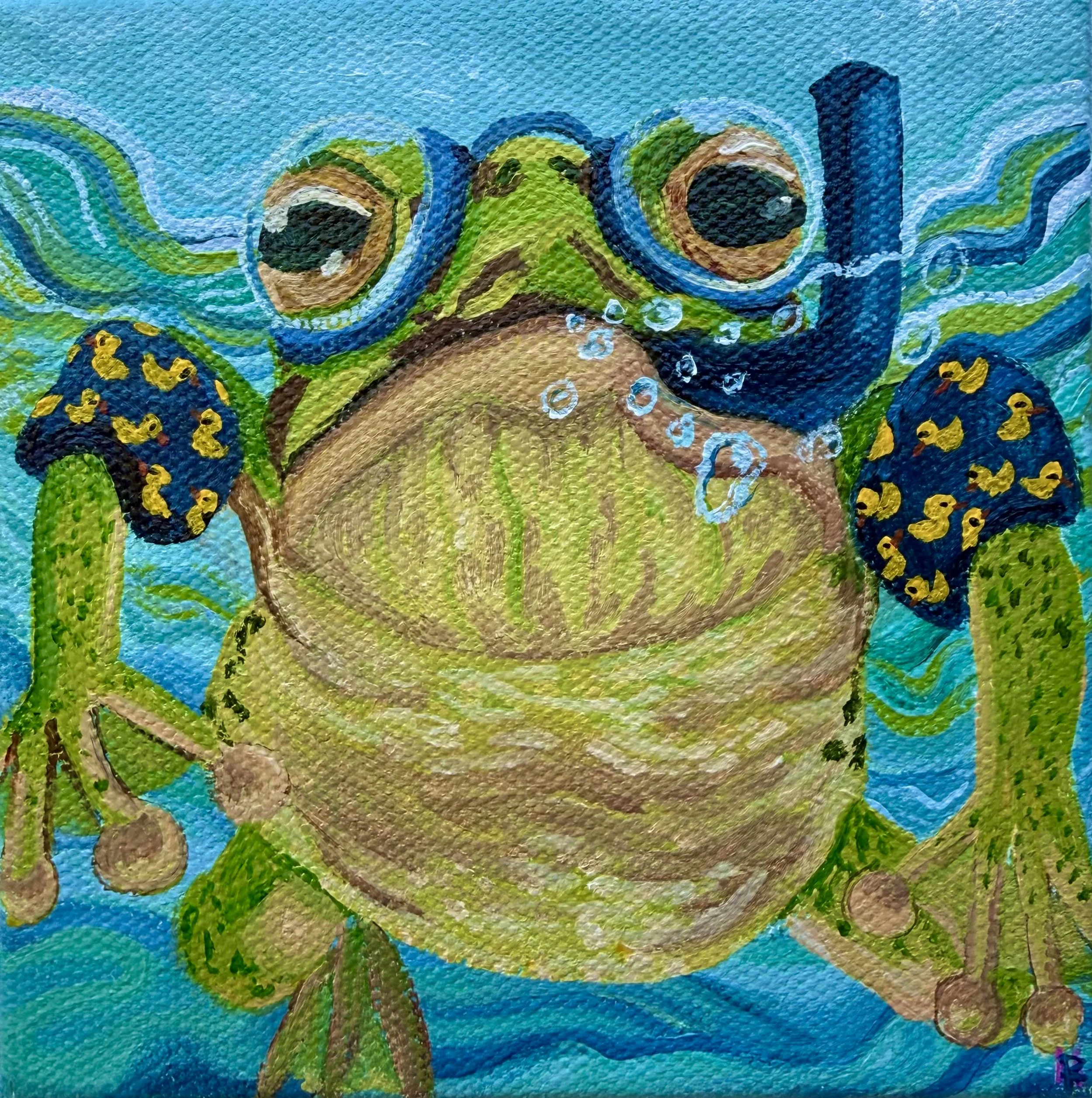 Ernest goes swimming