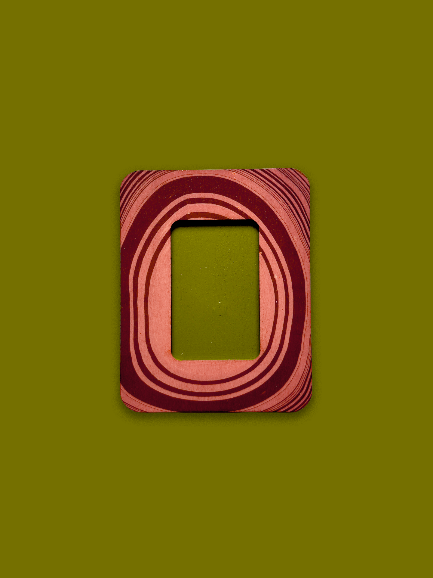 Pink Striped Frame
