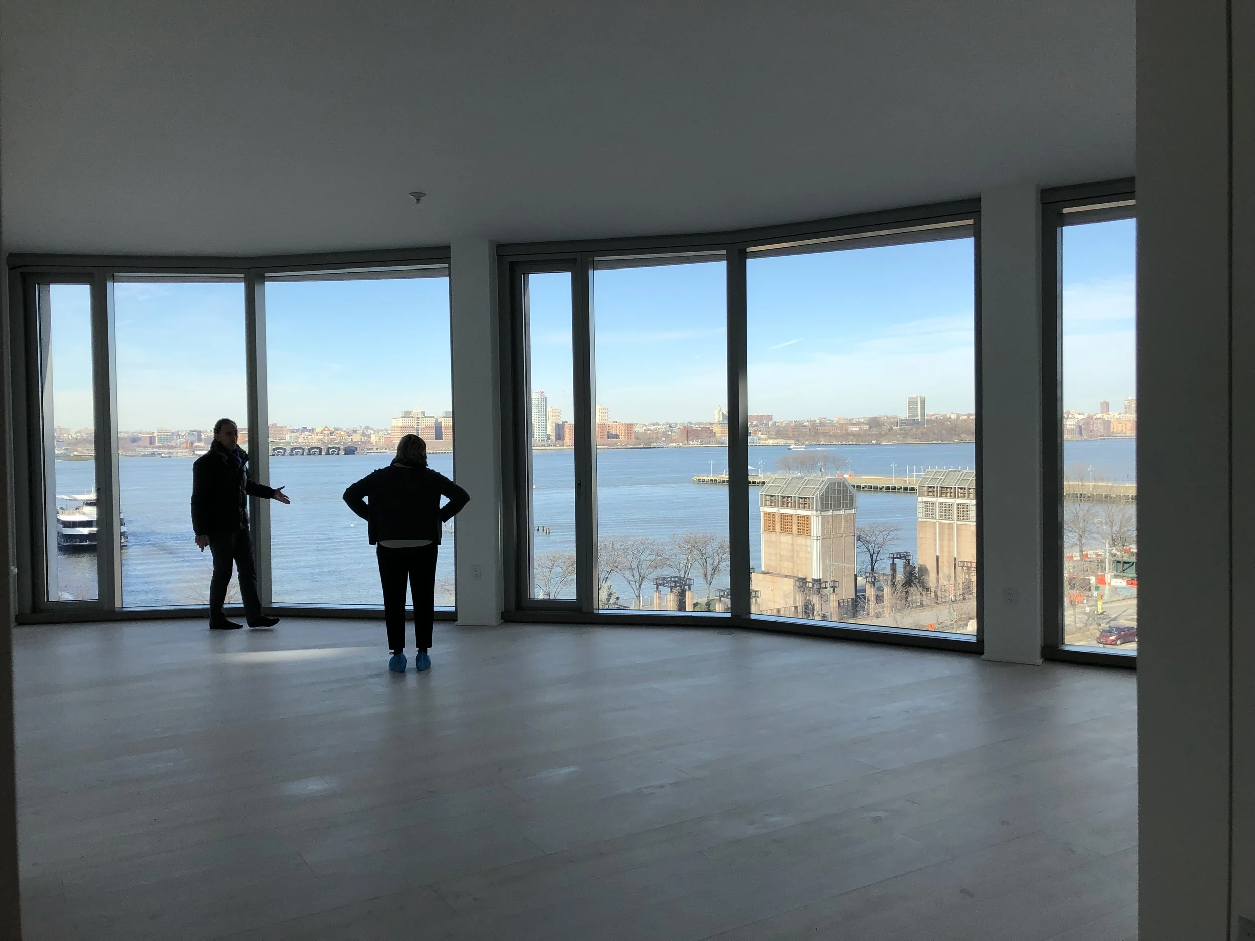 Motorized shades NYC - luxury automated window treatments for Manhattan penthouses by Rafael Interiors