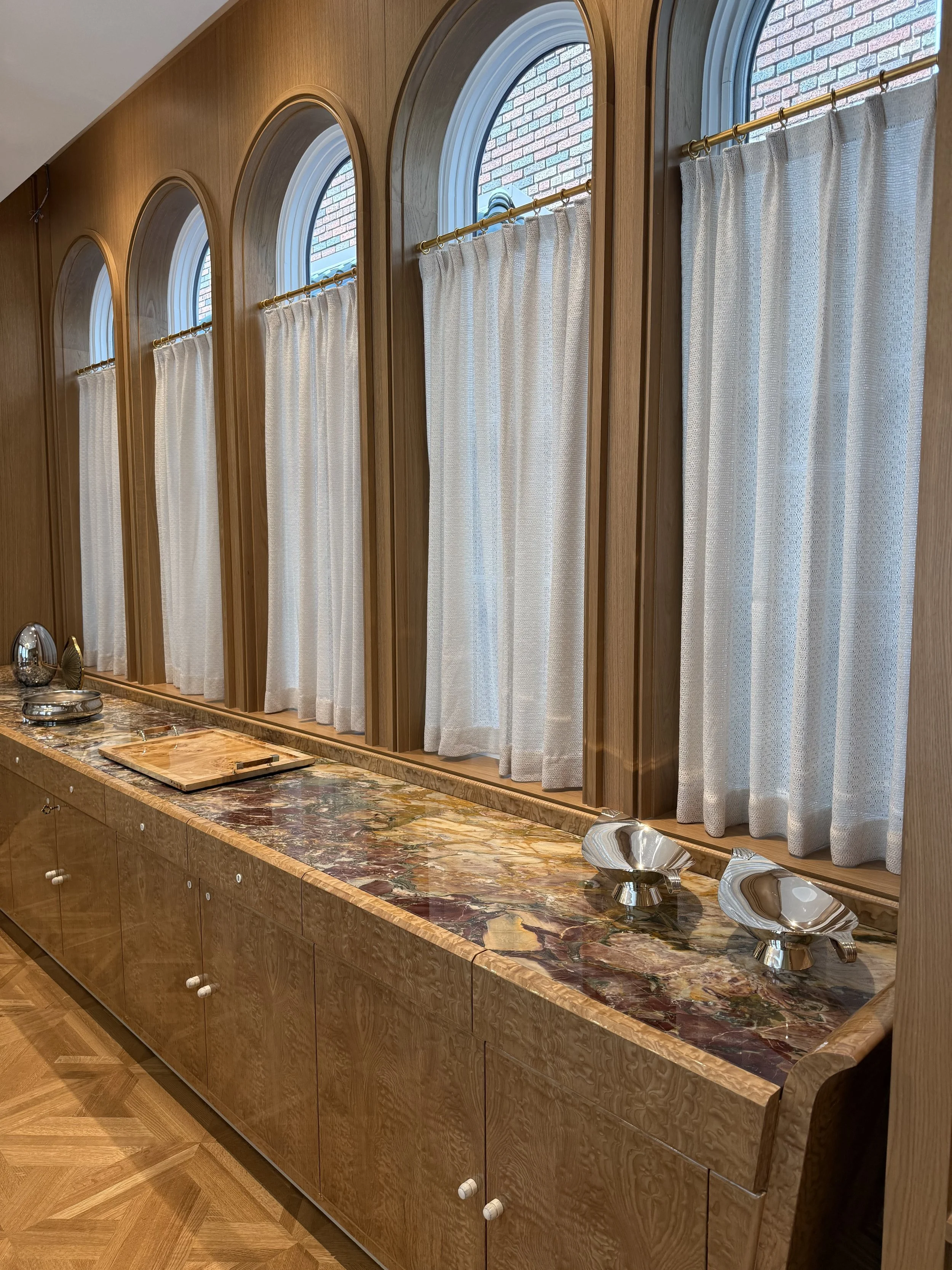 Luxury window treatments NYC - custom drapery for Manhattan residences by Rafael Interiors