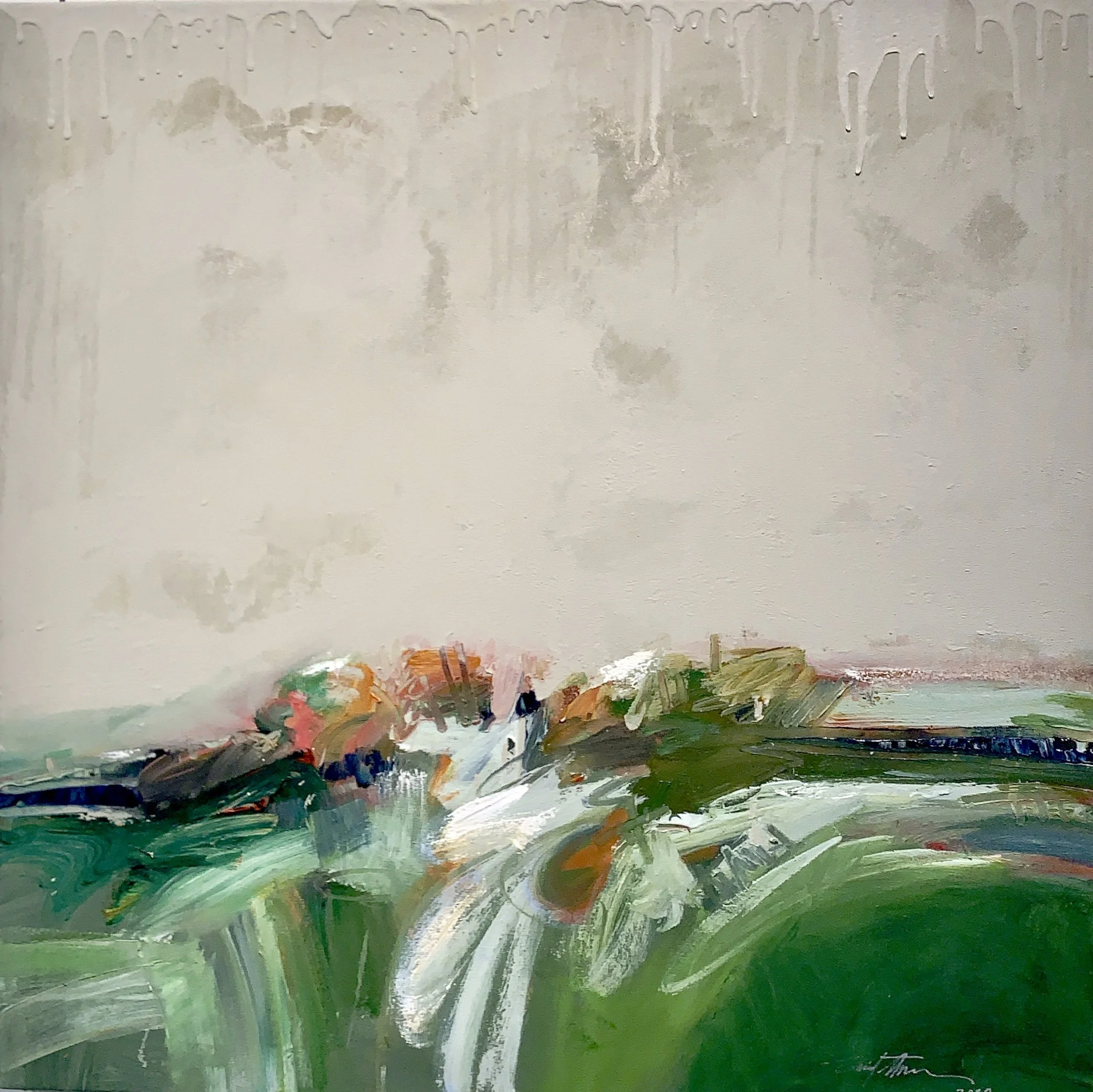 sold 36"x36" acrylic painting 