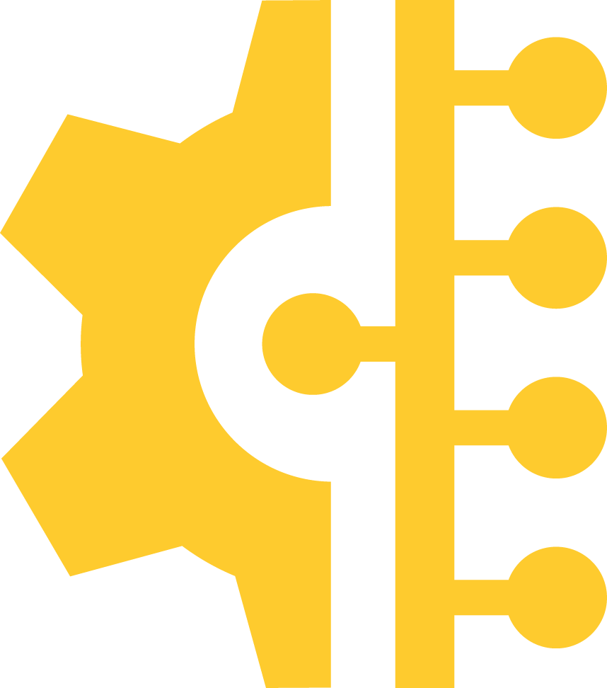 Logo of Texas State University featuring a stylized yellow star and black text.