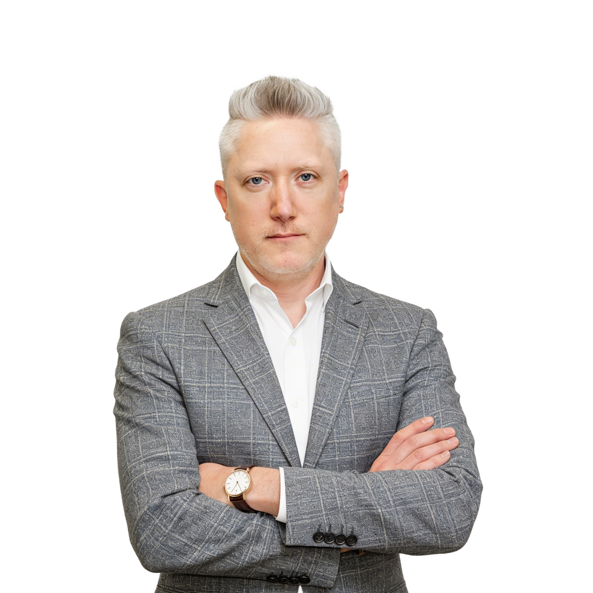 Portrait of John Handy, Client Success Manager of Helixco, a commercial and large loss project management software company specializing in time and materials governance and operational oversight for restoration and managed repair programs.