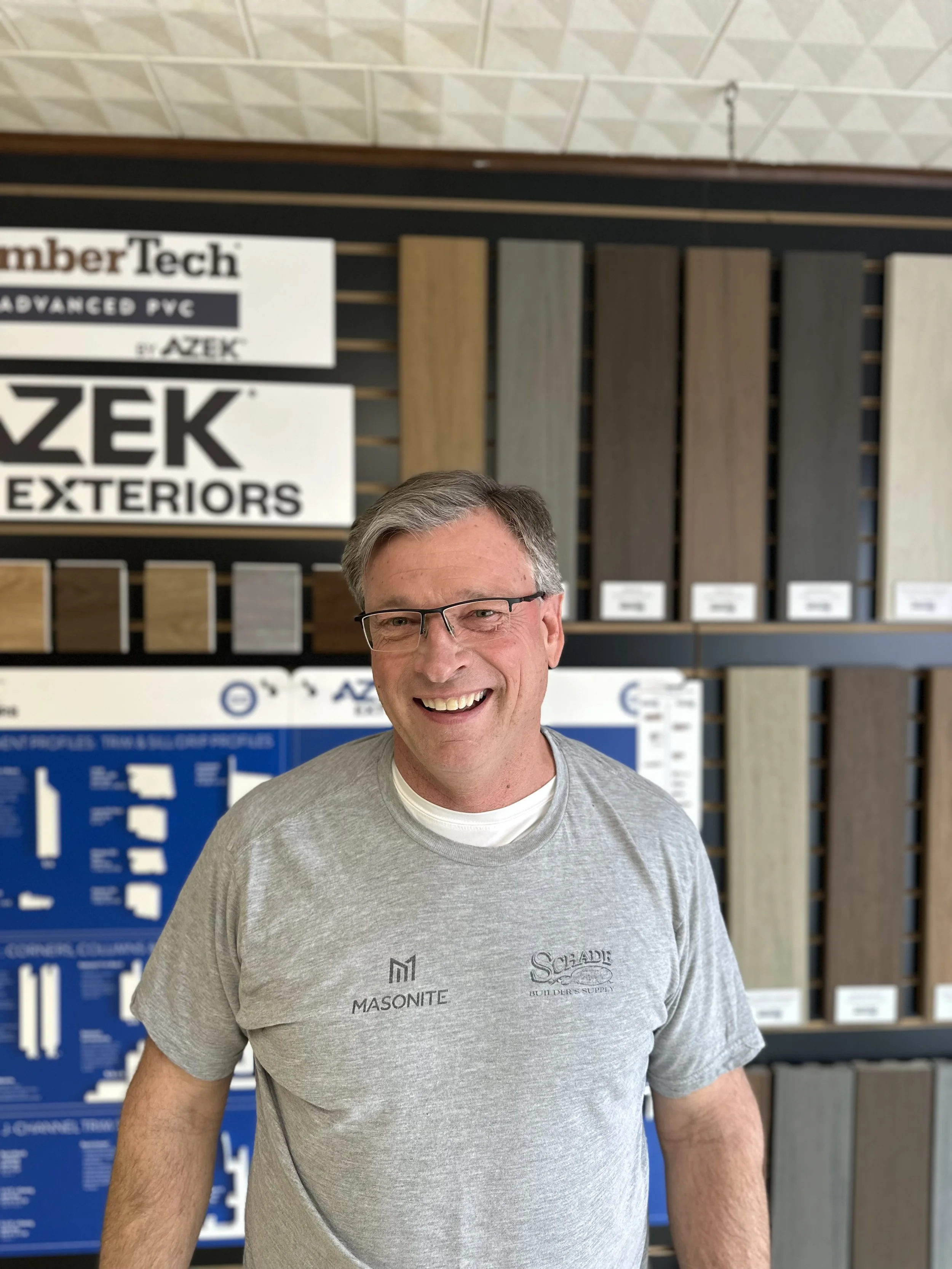 Office manager of Schade Builder's Supply