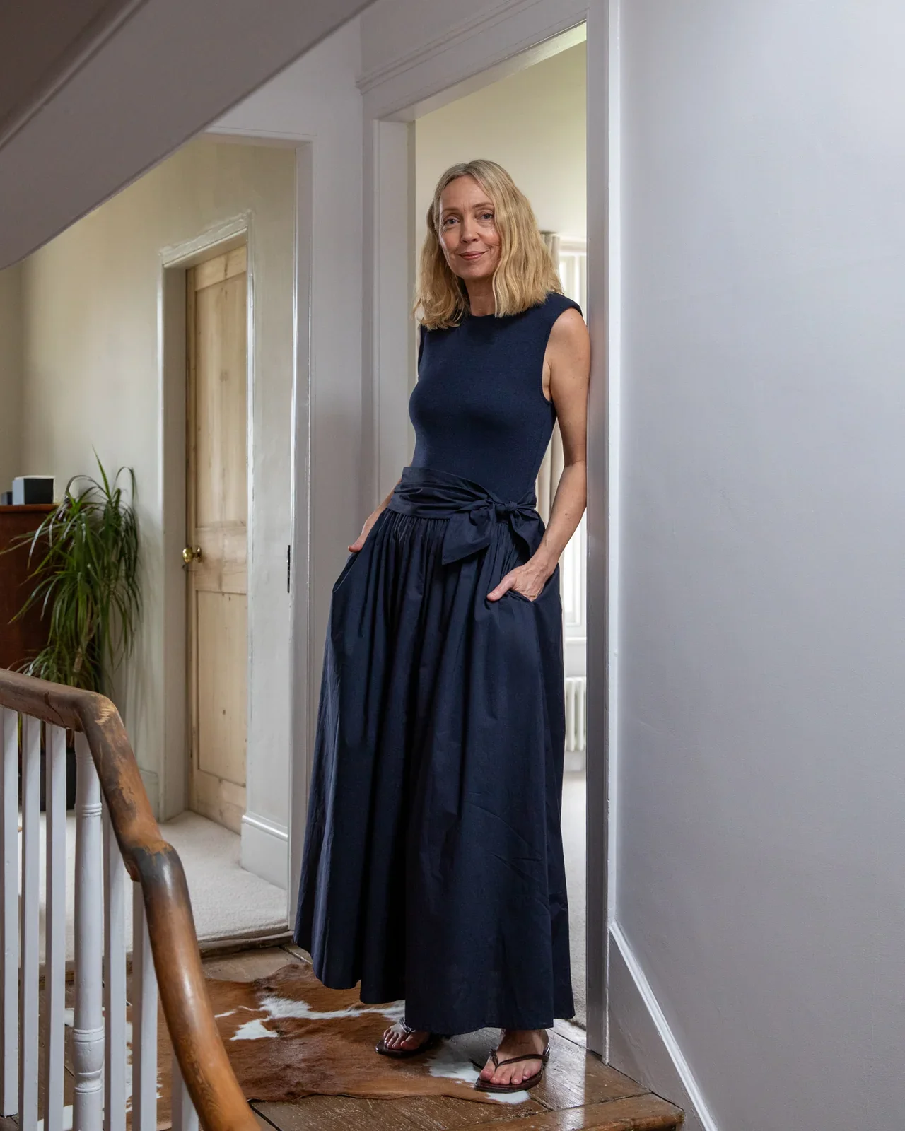 Chalk - Johann Dress - Navy