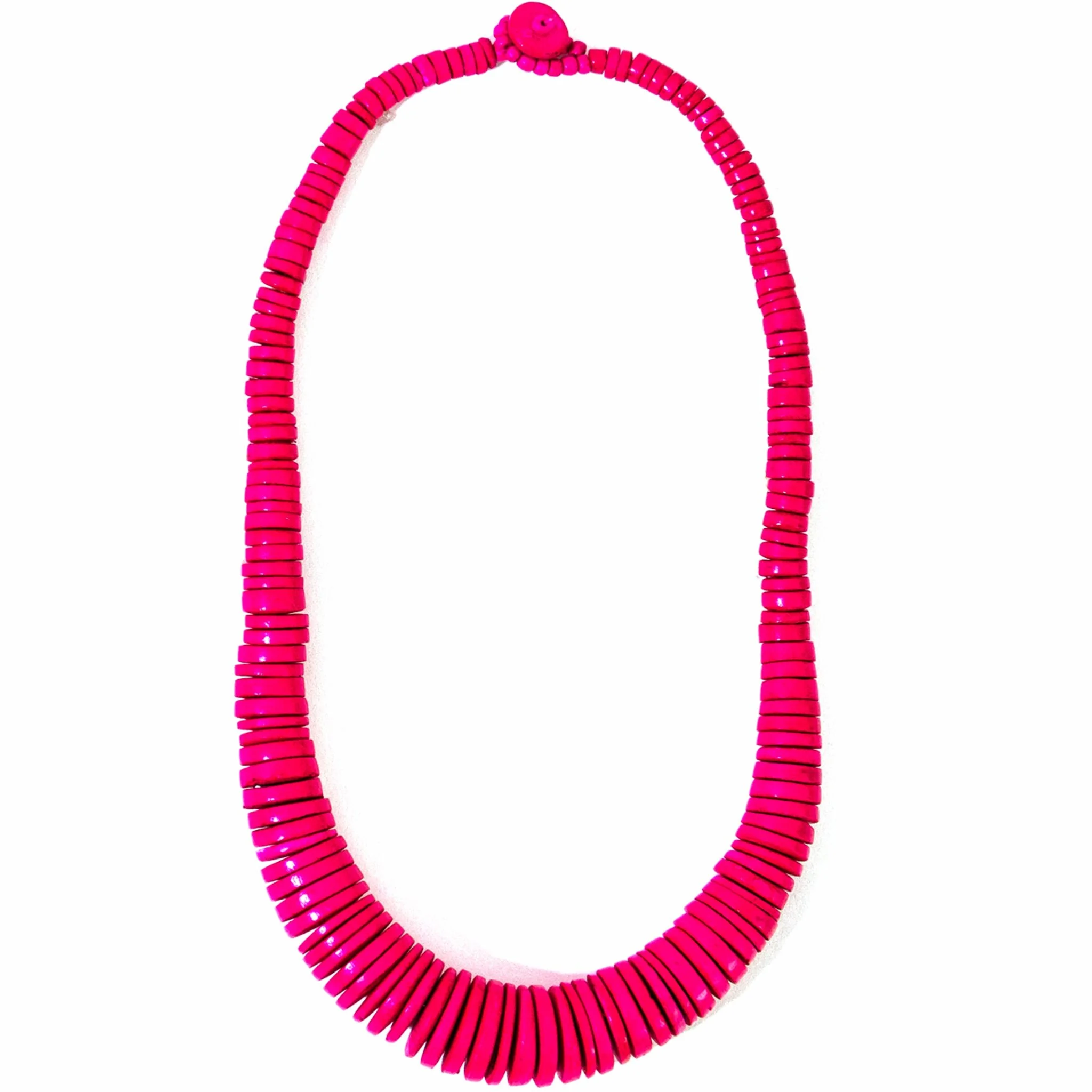 Fuchsia Coco Shell 'Short' Necklace