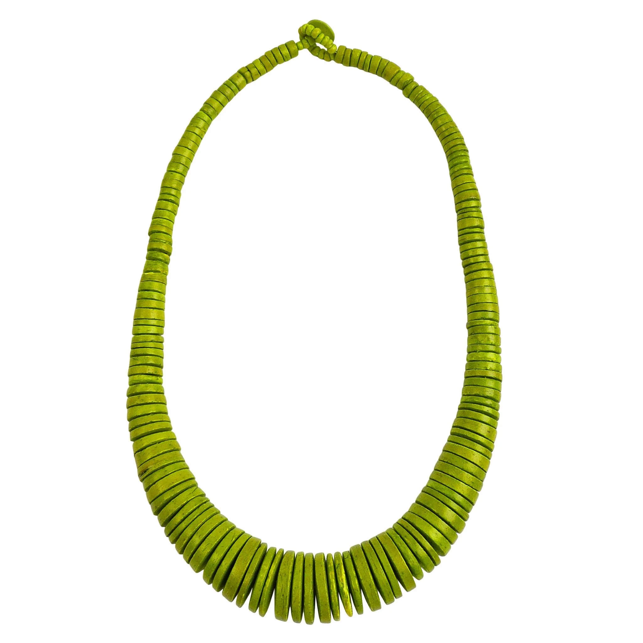 Lime Coco shell 'Short' Necklace