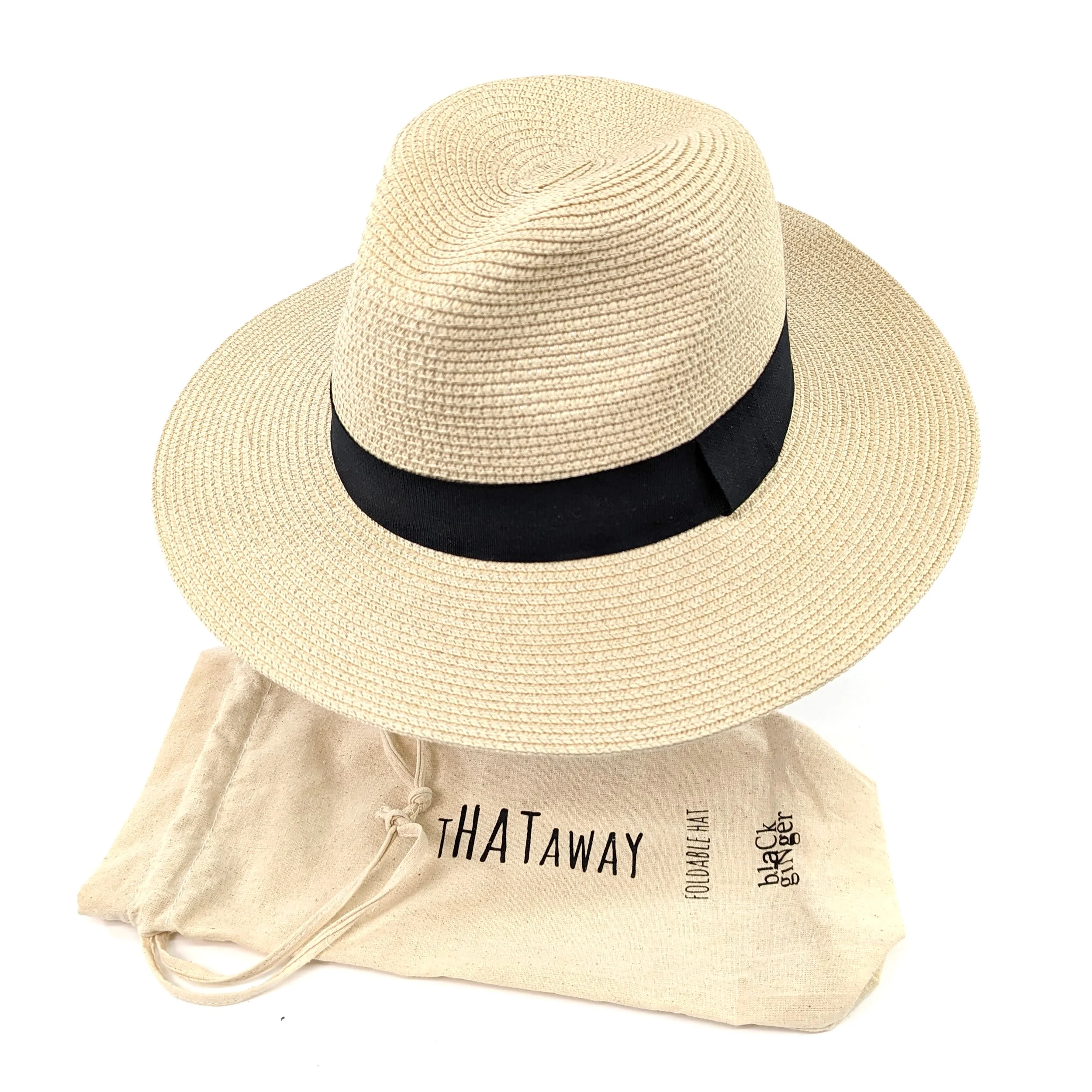 Natural Roll Up Panama Hat