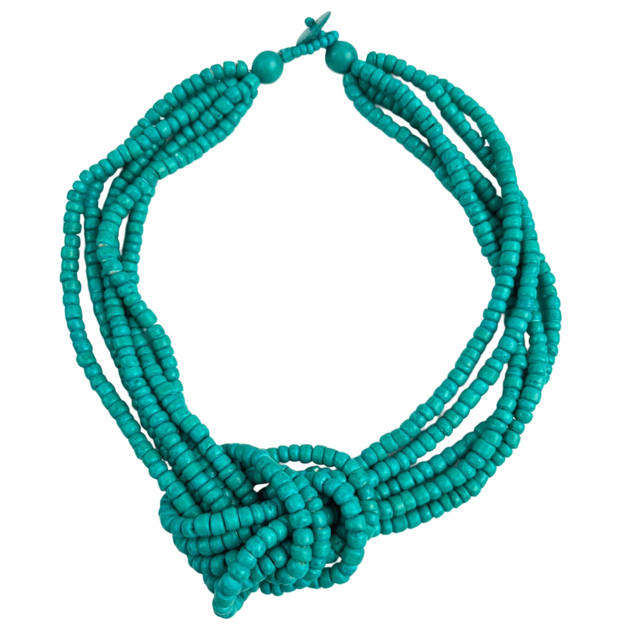 Turquoise Knot Necklace