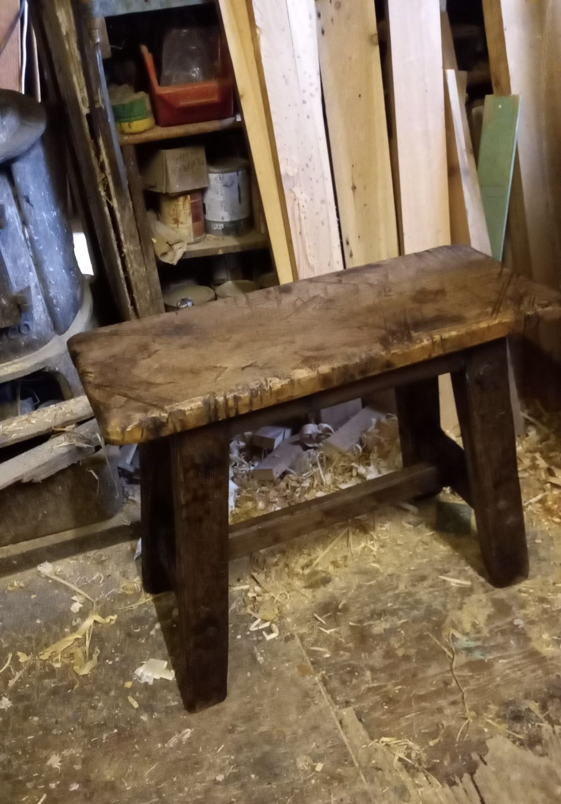 Rustic Stool - Due into stock 22 May