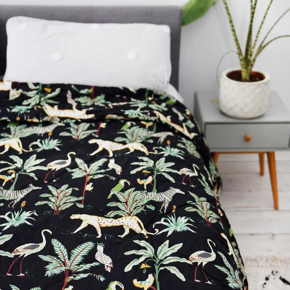 Powell Craft Safari At Night Print Quilt