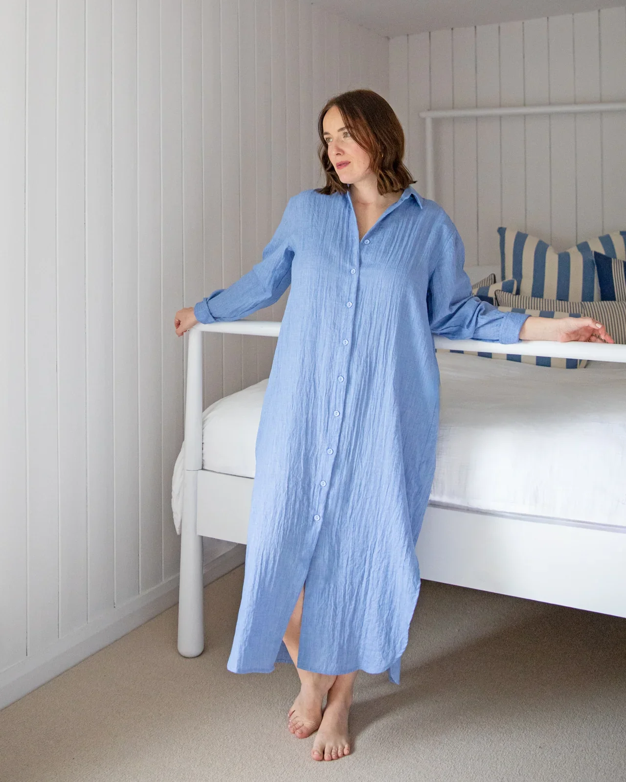 CHALK - Sarah Dress - Sky Blue