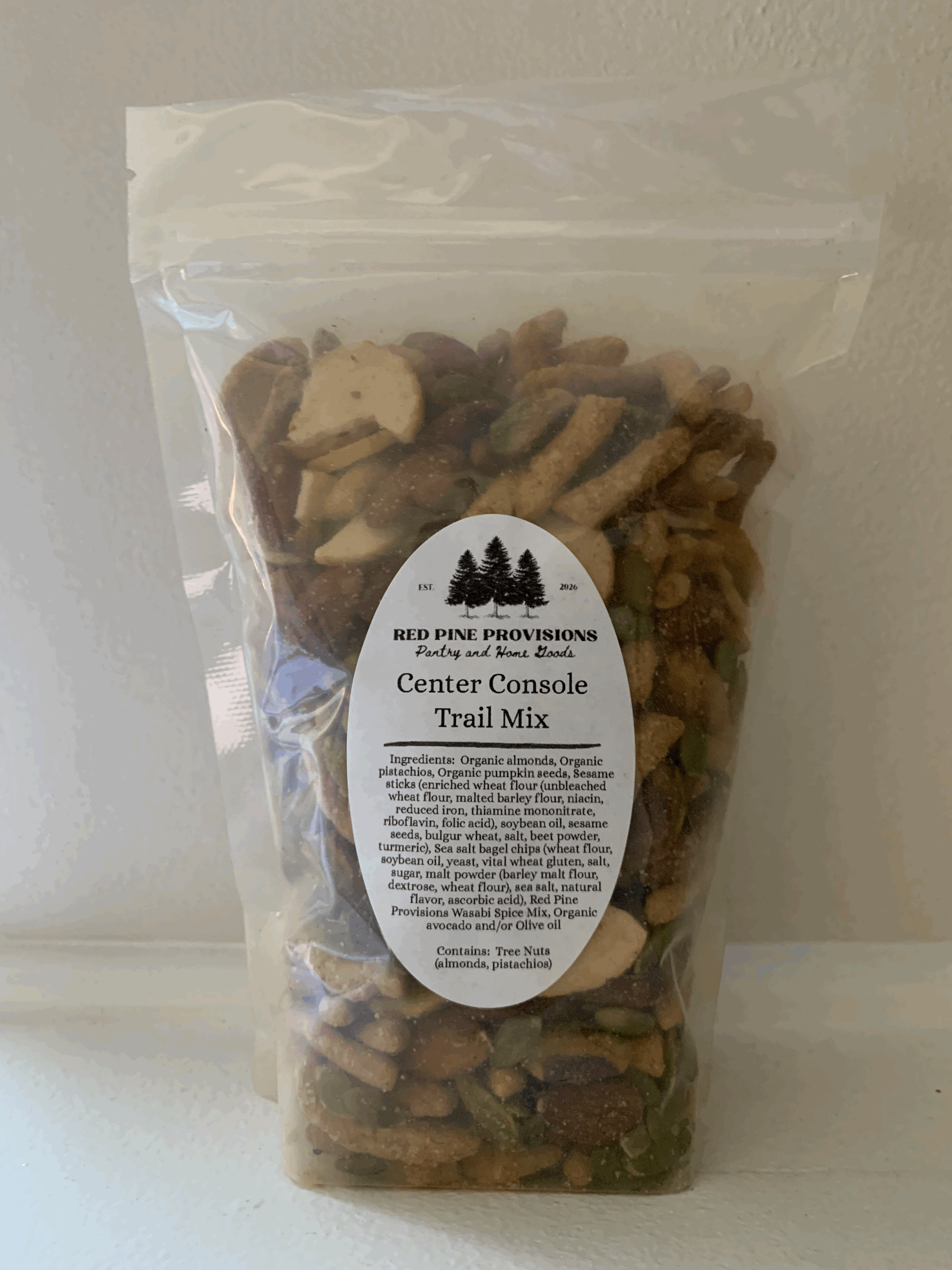 Prepackaged Center Console Trail Mix