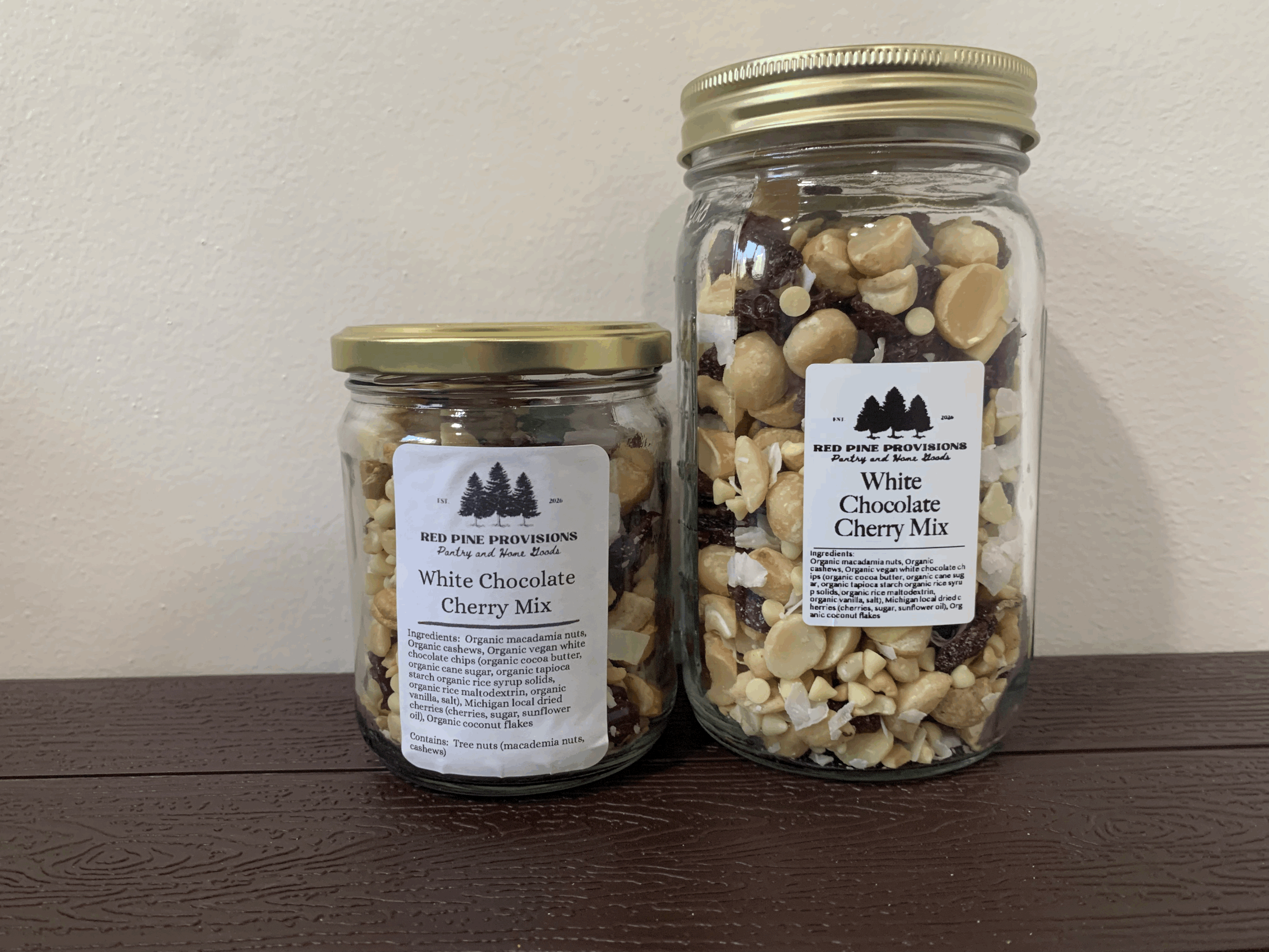 Prepackaged White Chocolate Cherry