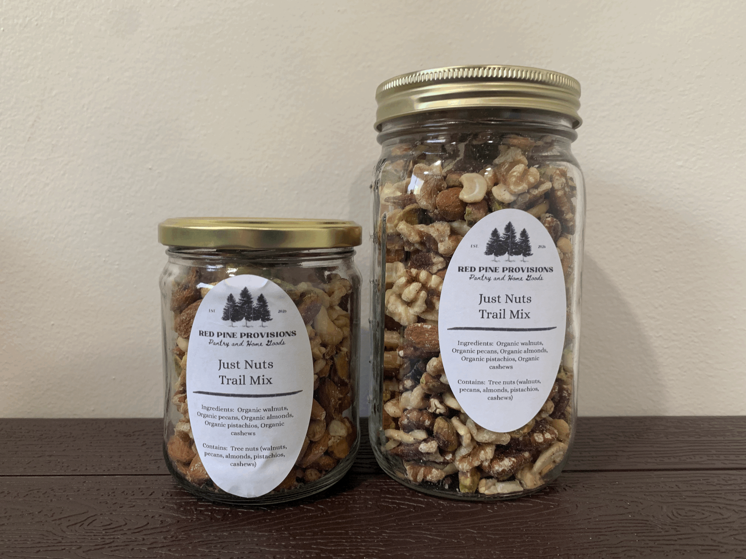 Prepackaged Just Nuts Trail Mix