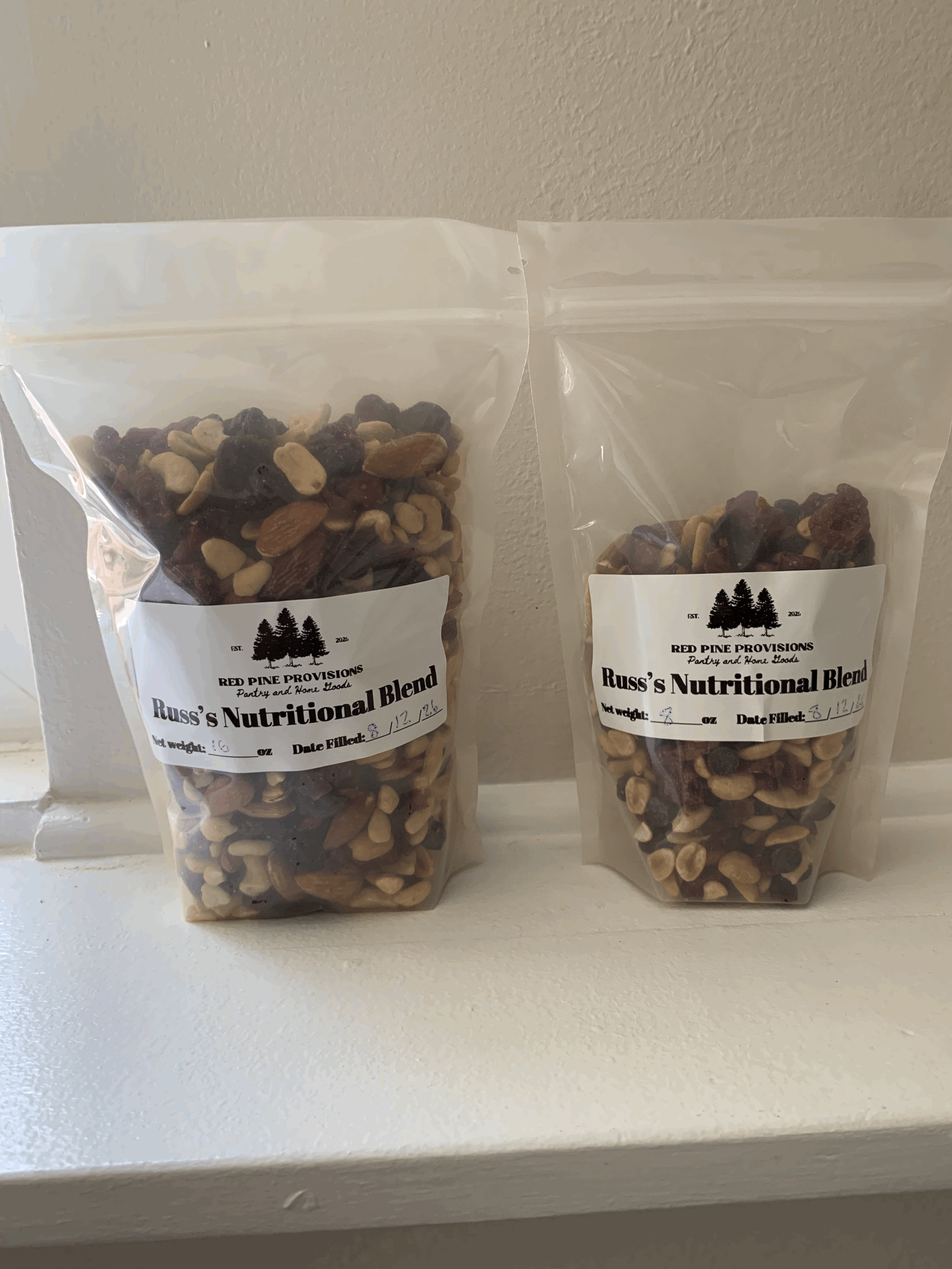 Prepackaged Russ's Premium Blend