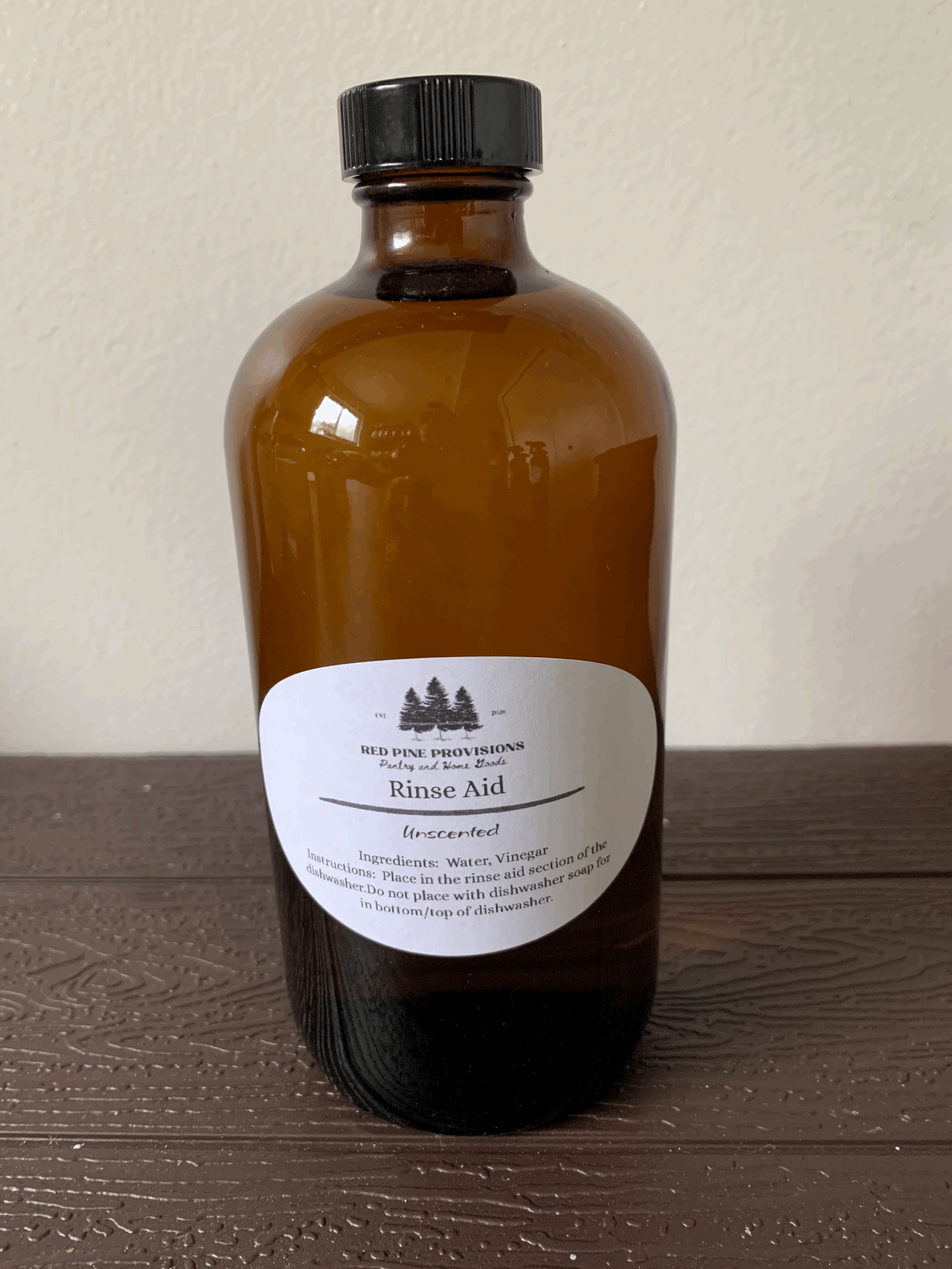 Prepackaged Rinse Aid