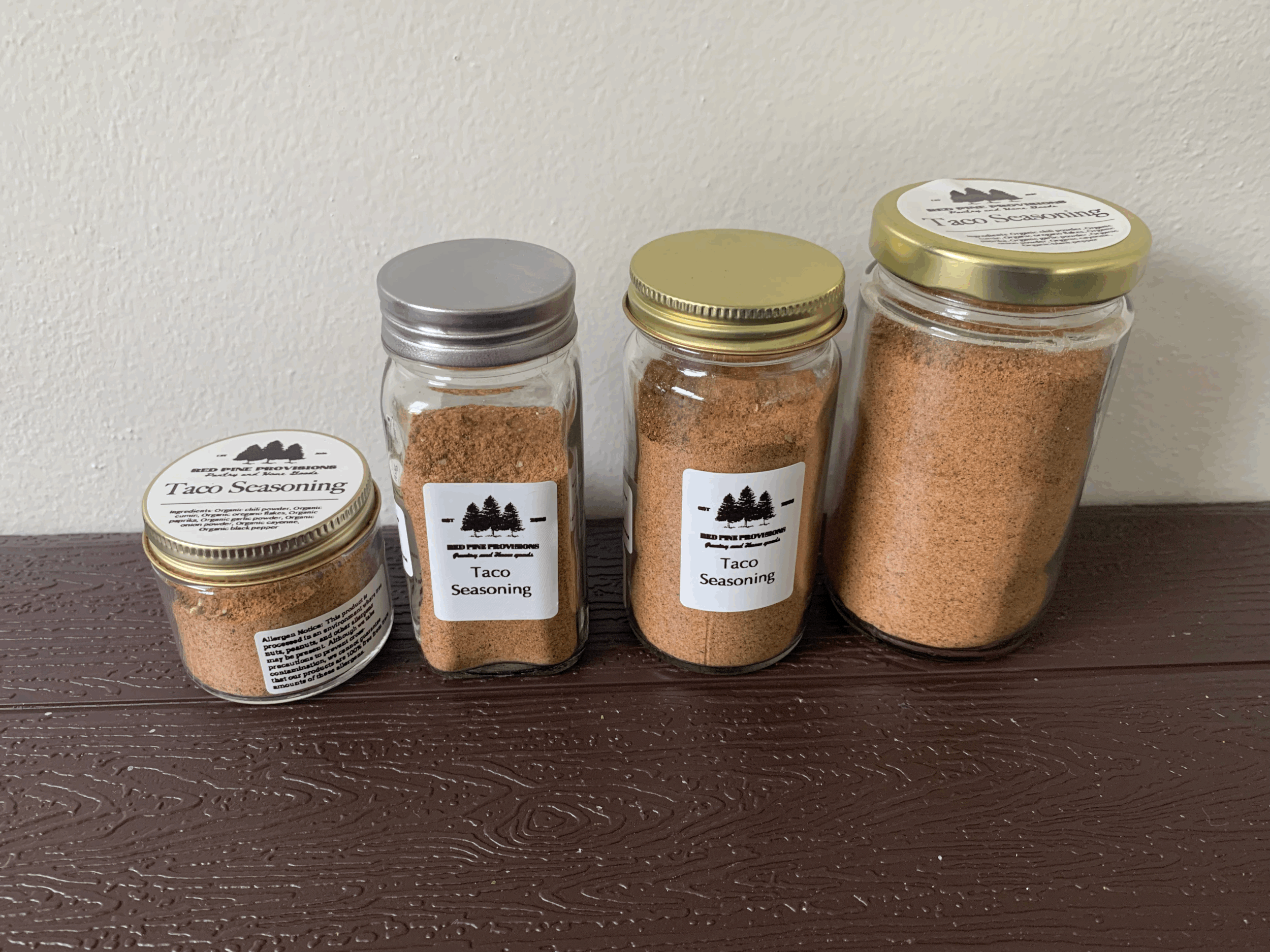 Prepackaged Taco Seasoning