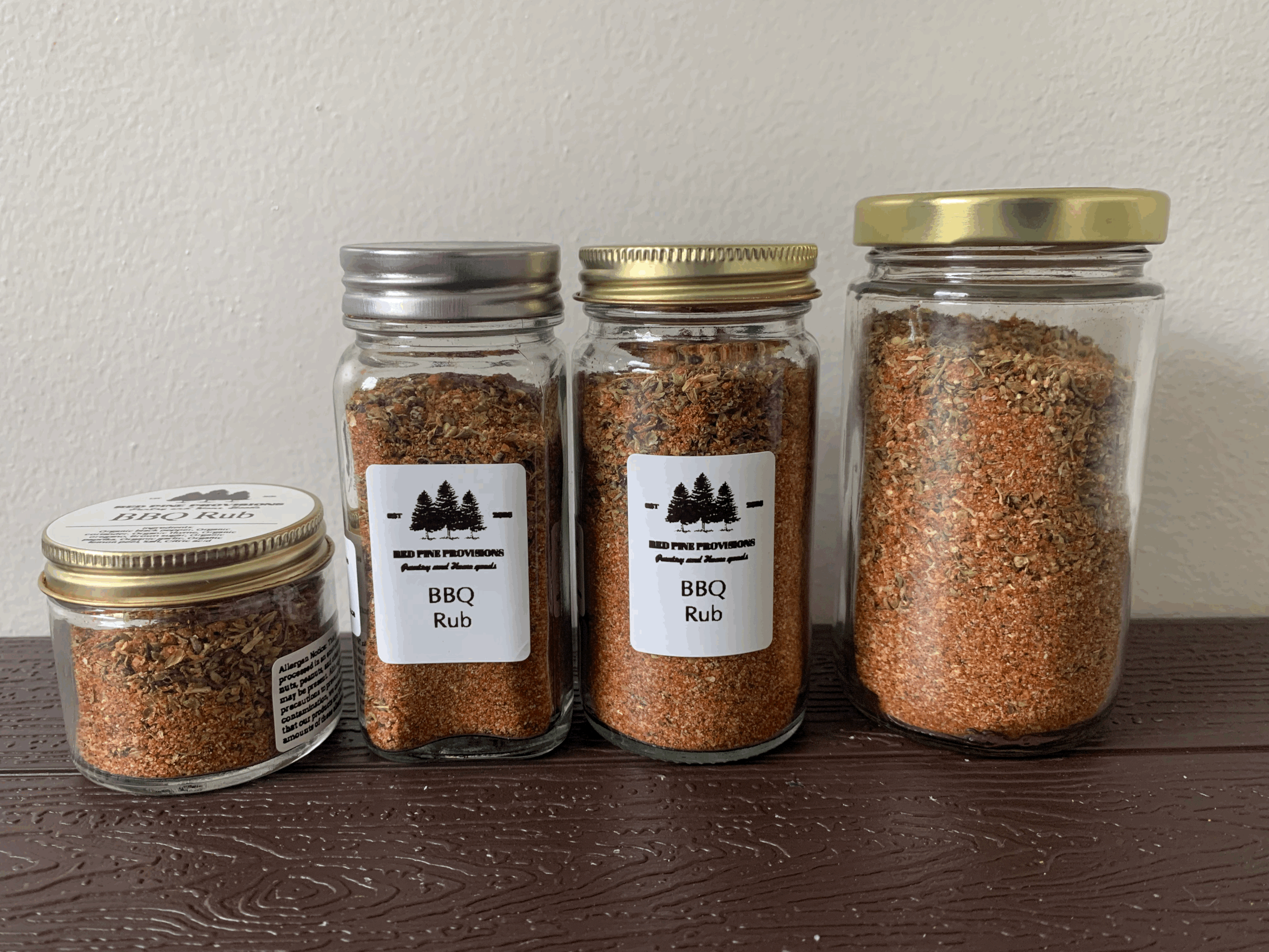 Prepackaged BBQ Rub