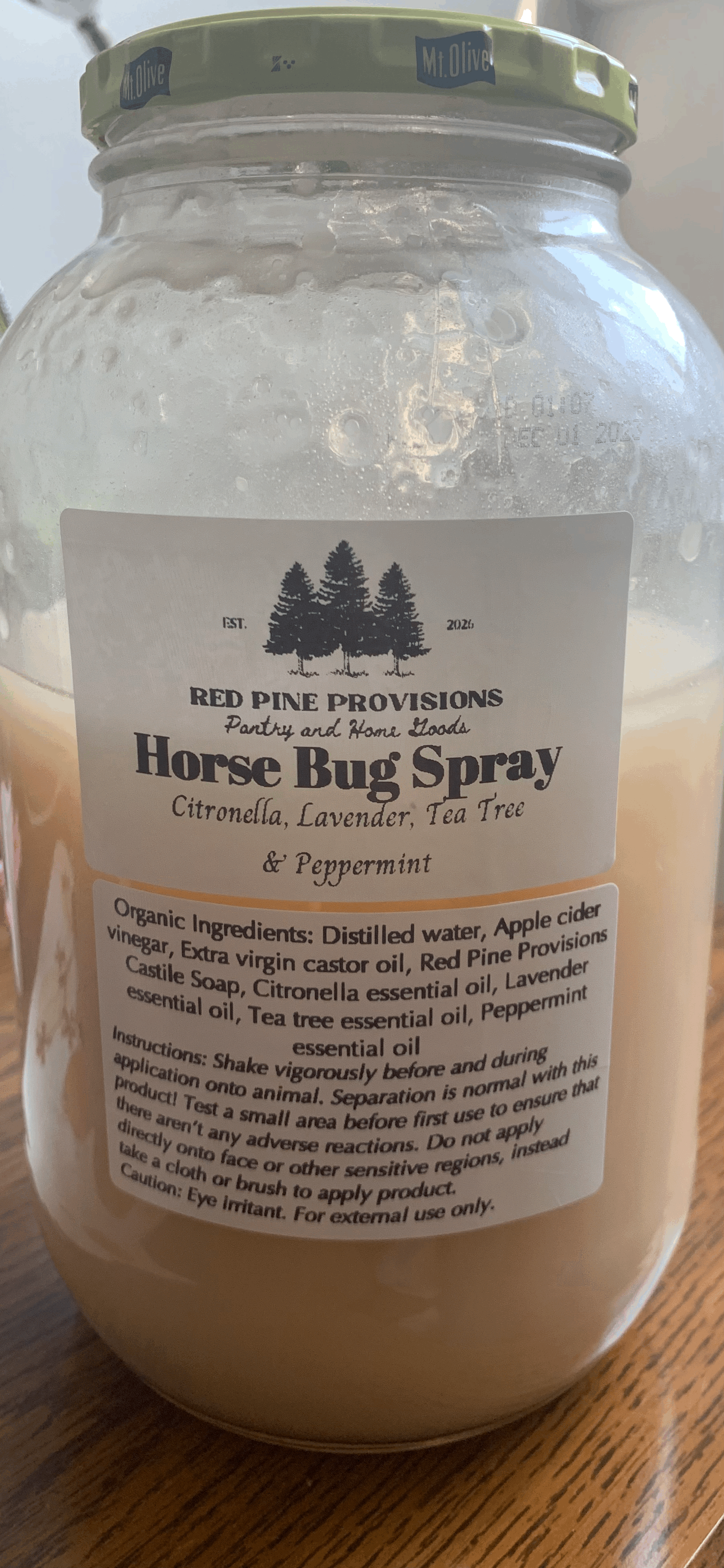 Horse Bug Spray - Per Oz