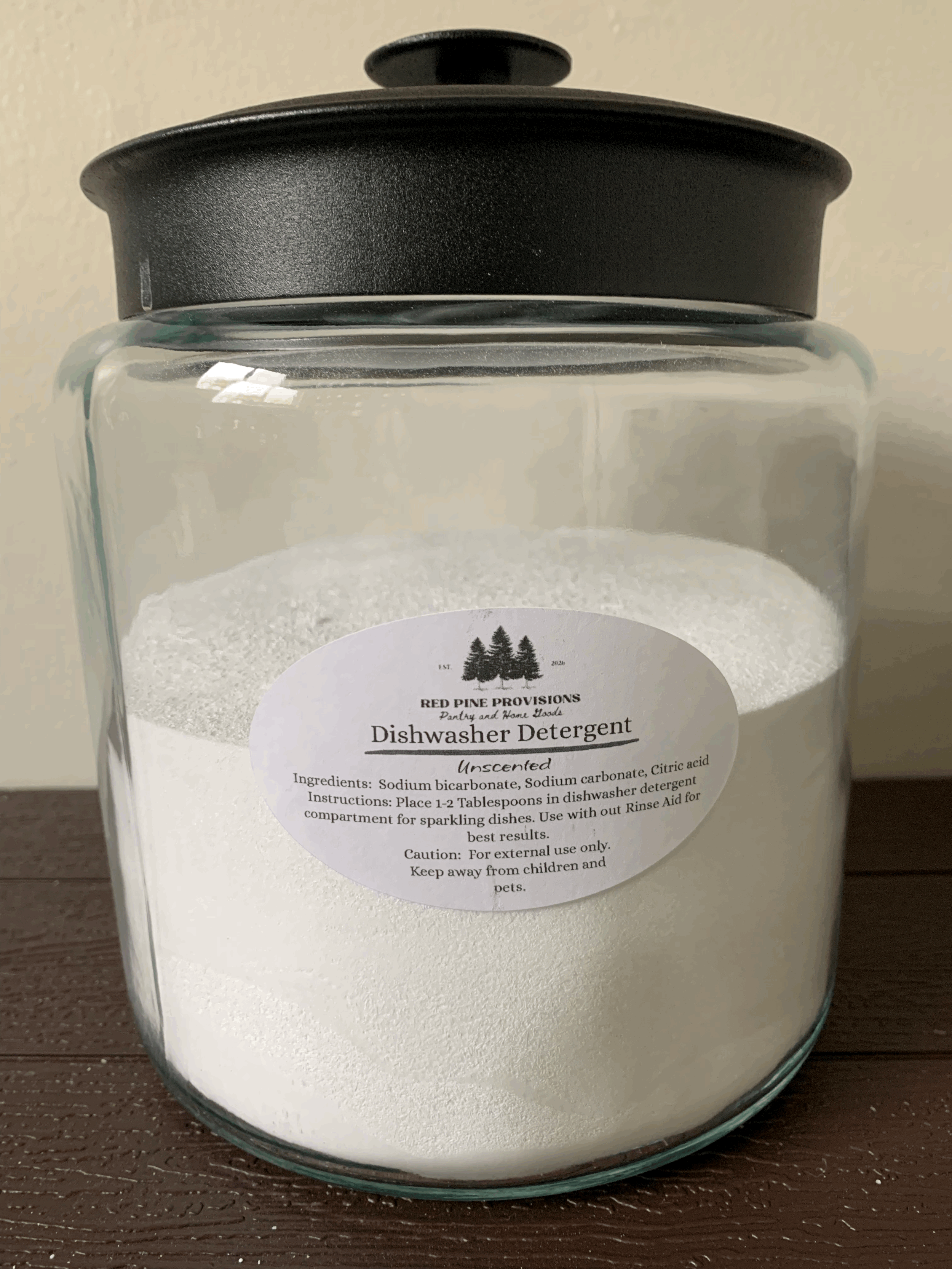 Powdered Dishwasher Detergent - Per Oz