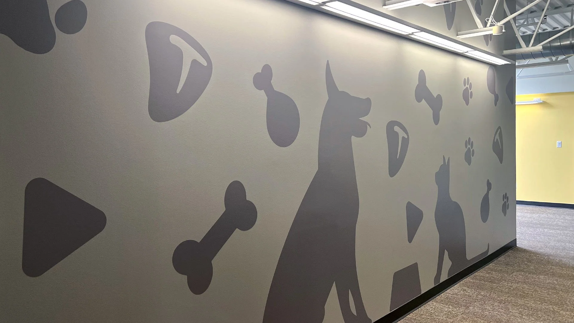 "Big Icon" super-sized environmental graphic design by Hiarki