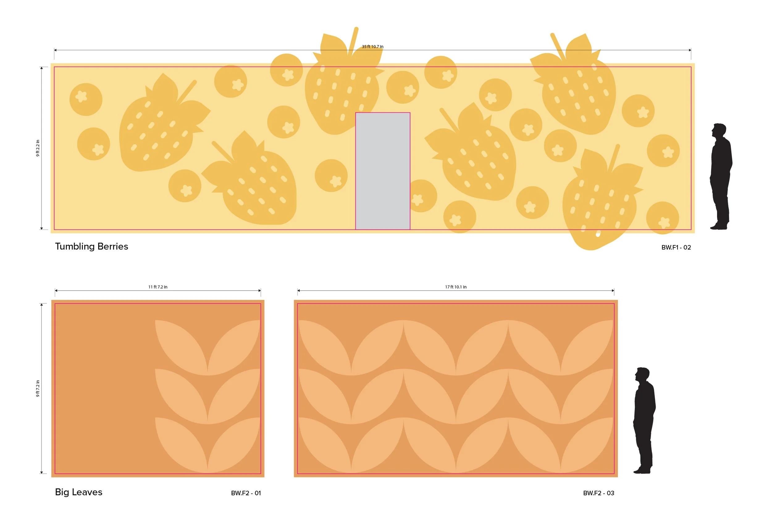 "Big Icon" super-sized environmental graphic design by Hiarki