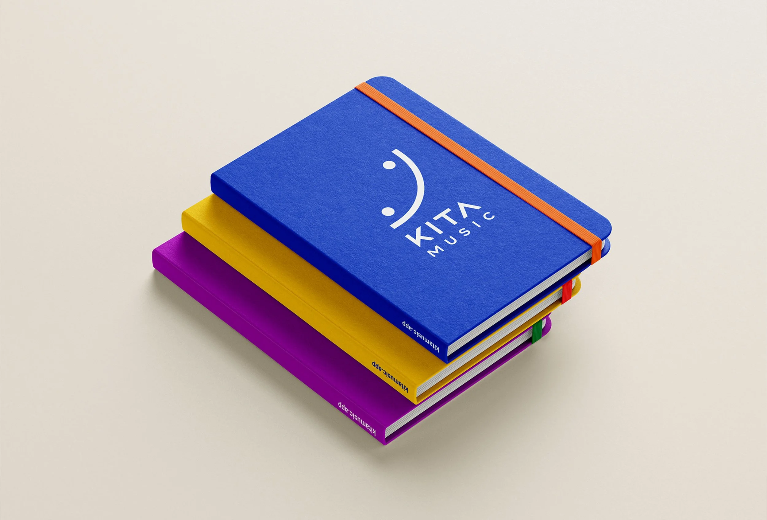 Guitar learning app concept logo design by Hiarki