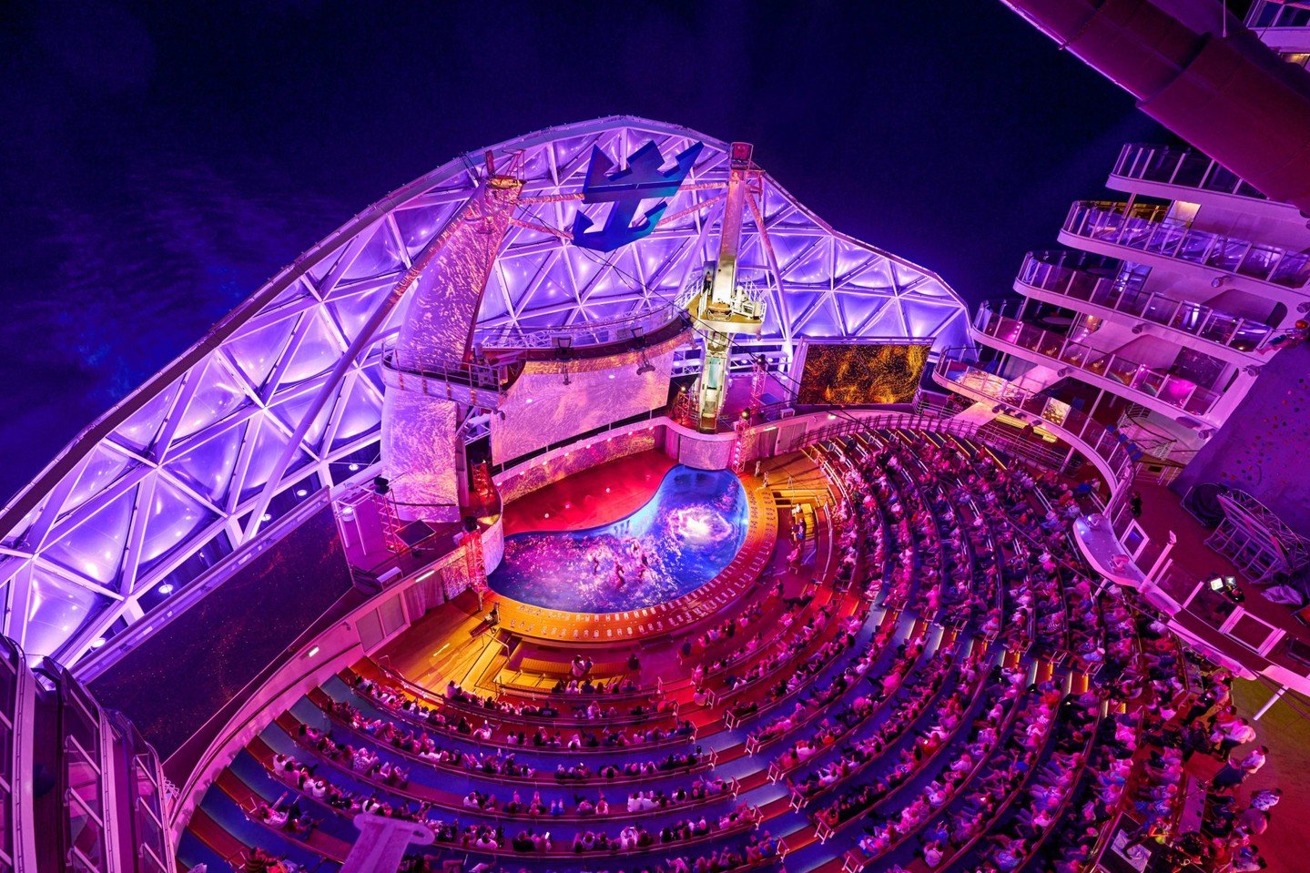 Dive into excitement at one of Royal Caribbean&rsquo;s AquaTheater shows. 🤩 Experience gravity-defying stunts with breathtaking ocean views. Get ready for a show that will keep you on the edge of your seat!  #RoyalCaribbean #AquaTheater

#canadiantr