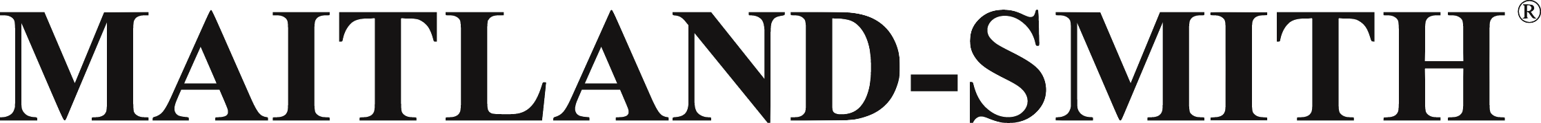 The logo of Maitland-Smith, a home furniture and decor brand, in black and white with stylized text.