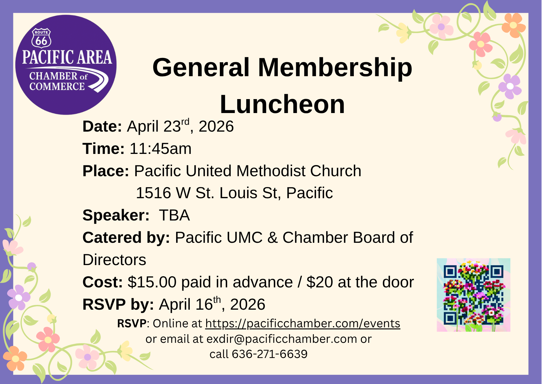 Chamber of Commerce Luncheon