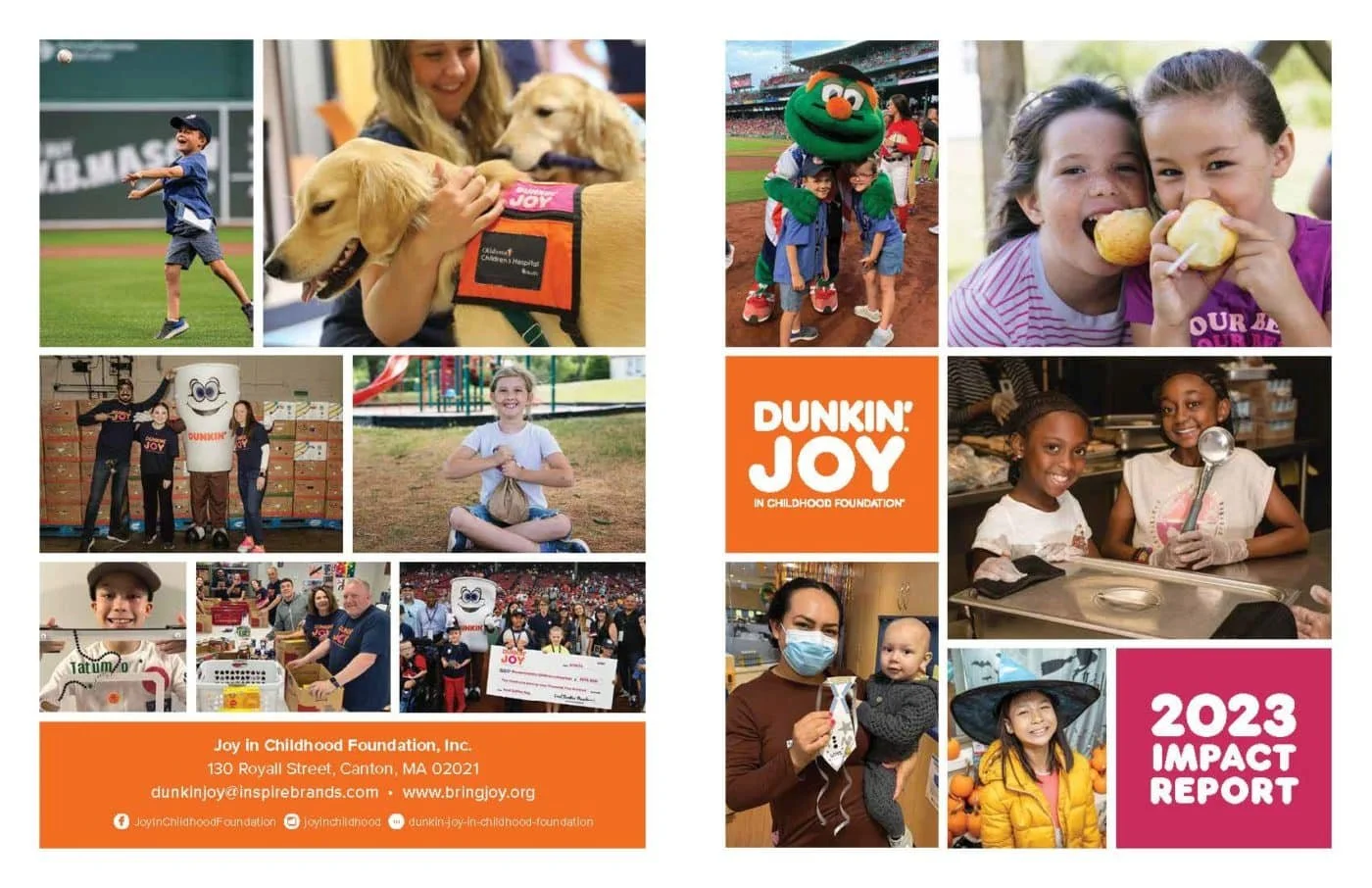 2023 Dunkin’ Joy in Childhood Foundation Impact Report: $16 Million Raised, 2.6 Million Kids Reached