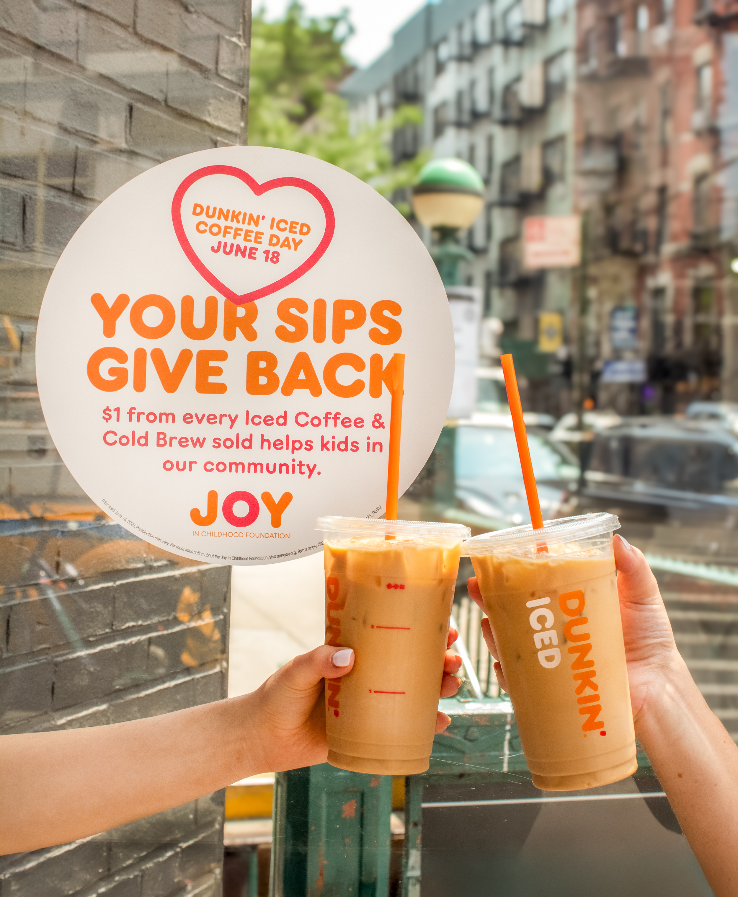Dunkin’ Iced Coffee Day 2025: How Every Sip Supports Joy in Childhood Foundation