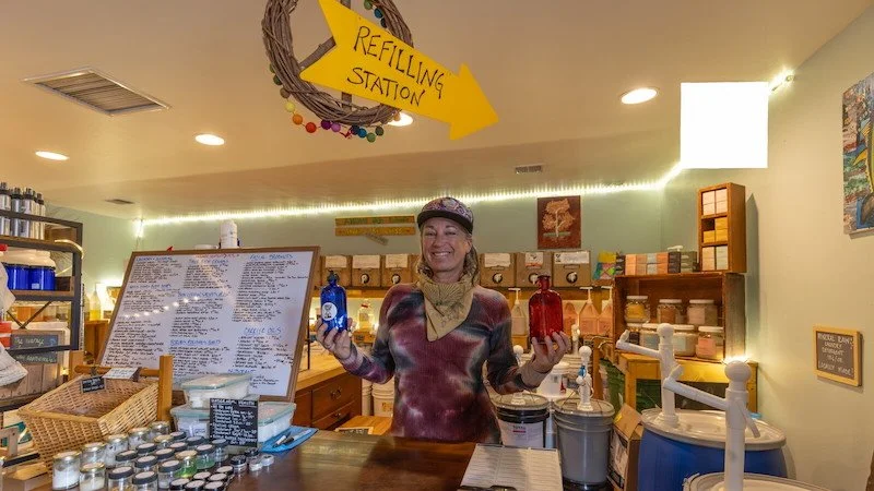 Crit Salaz, owner of Wefill in Durango, CO.
