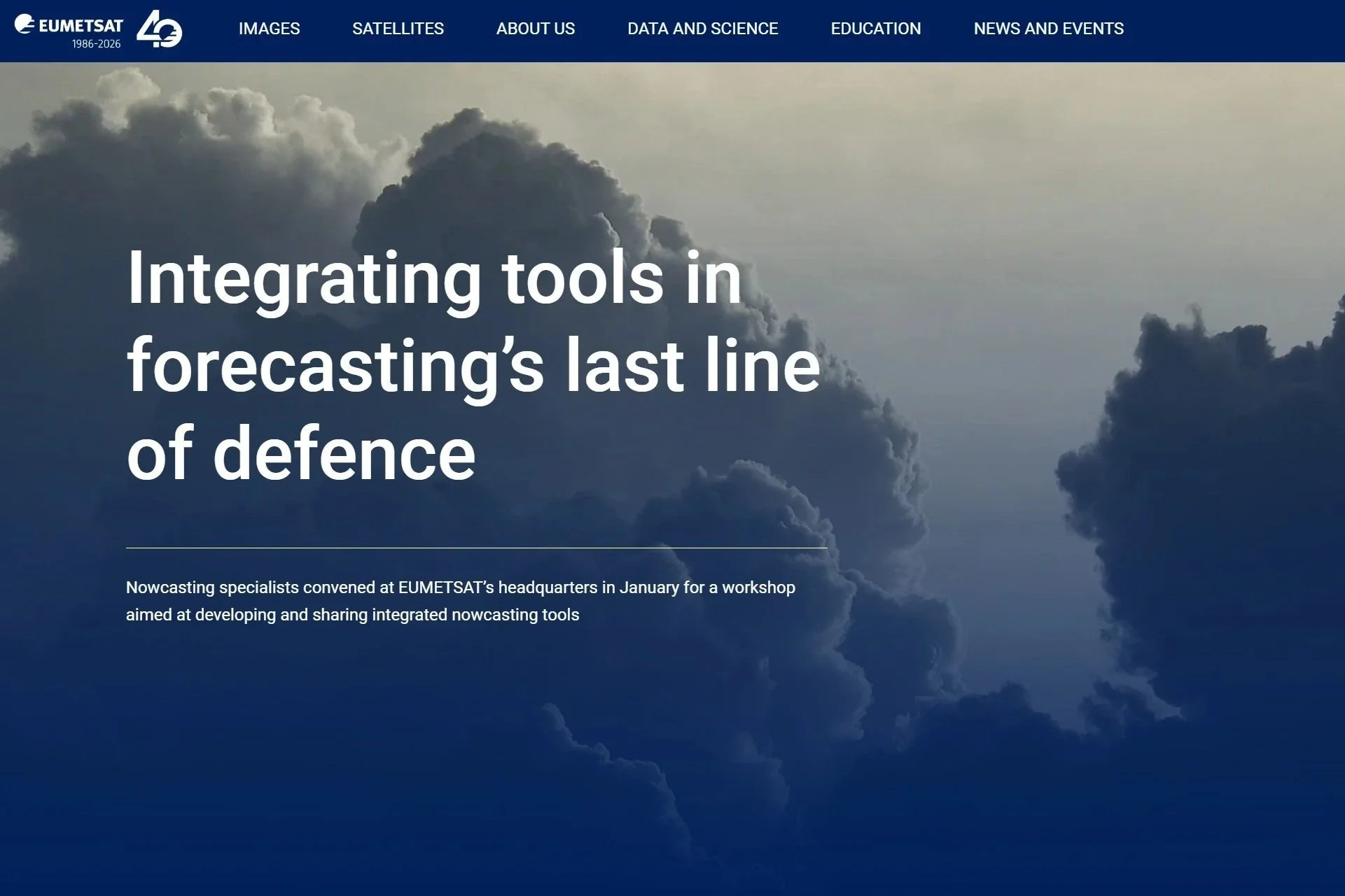 A case study on how European forecasters build nowcasting skills through shared training and satellite data. I explored how these programmes support real‑time awareness and improve predictions of severe weather. The piece shows how collaboration and 