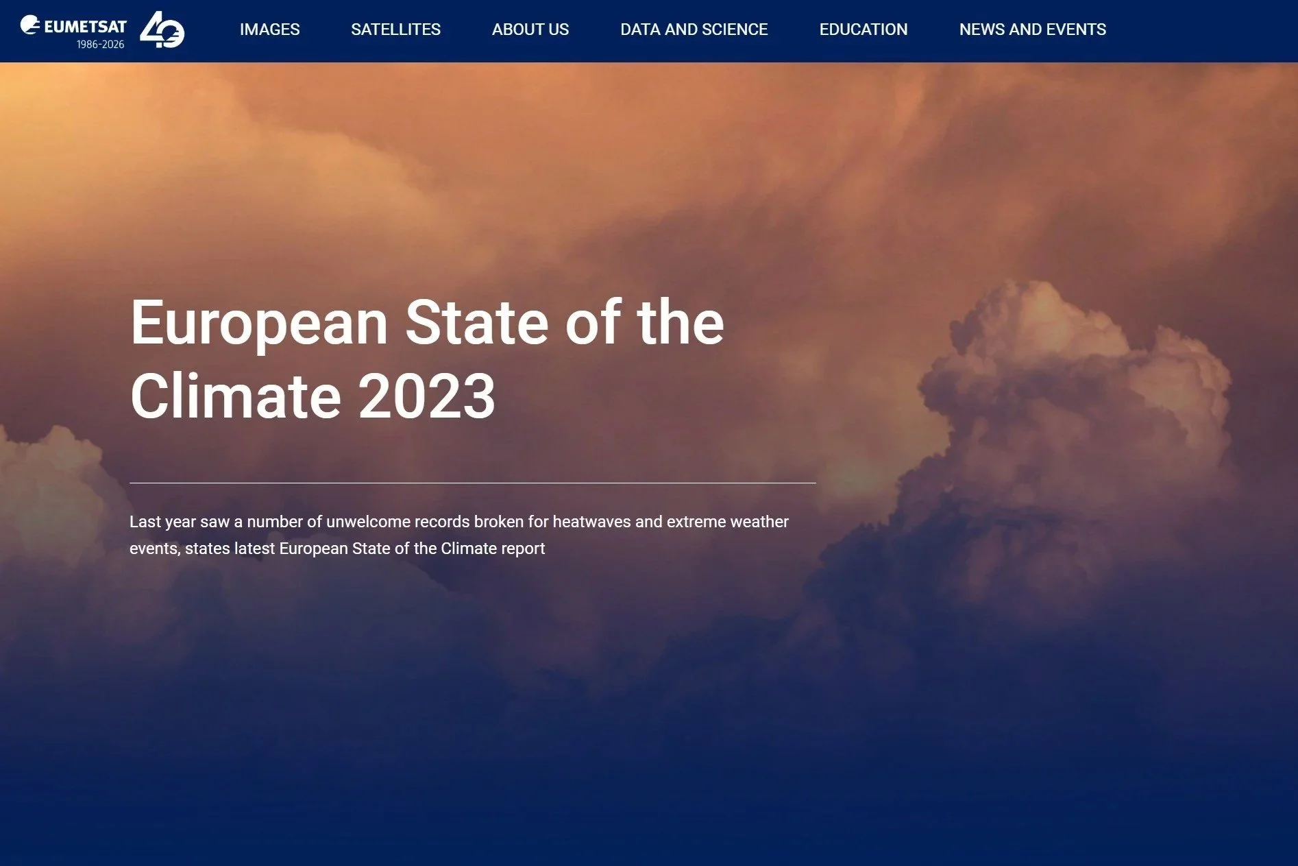 A feature on the latest assessment of Europe’s climate, highlighting record heat, extreme weather and rapid environmental change. I explored how satellite observations reveal these trends and support understanding of their impacts. The piece shows ho