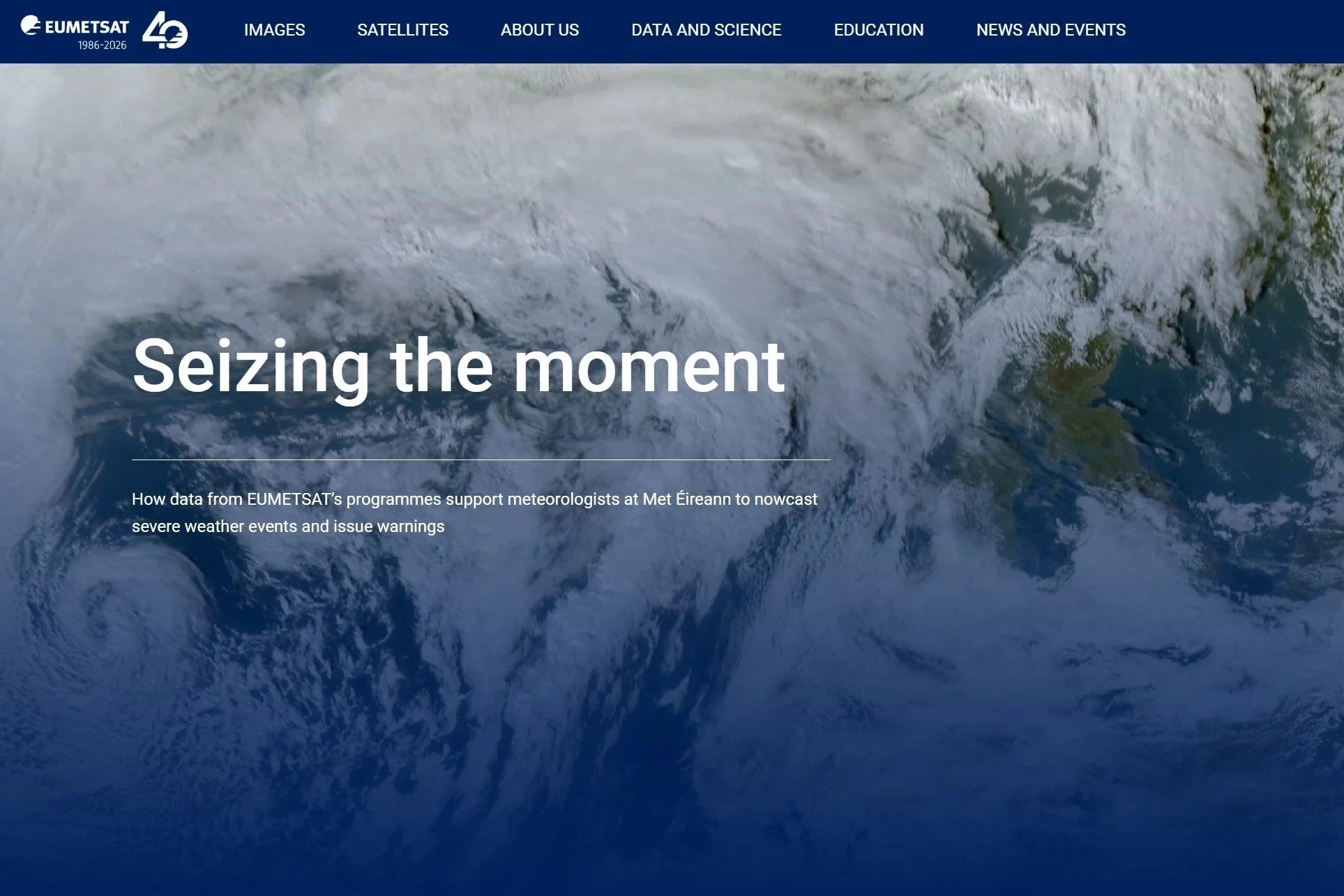 A feature on how satellite data supports rapid response when extreme weather threatens lives and infrastructure. I explored how these observations help forecasters track evolving hazards and guide timely action. The piece shows how next generation pr