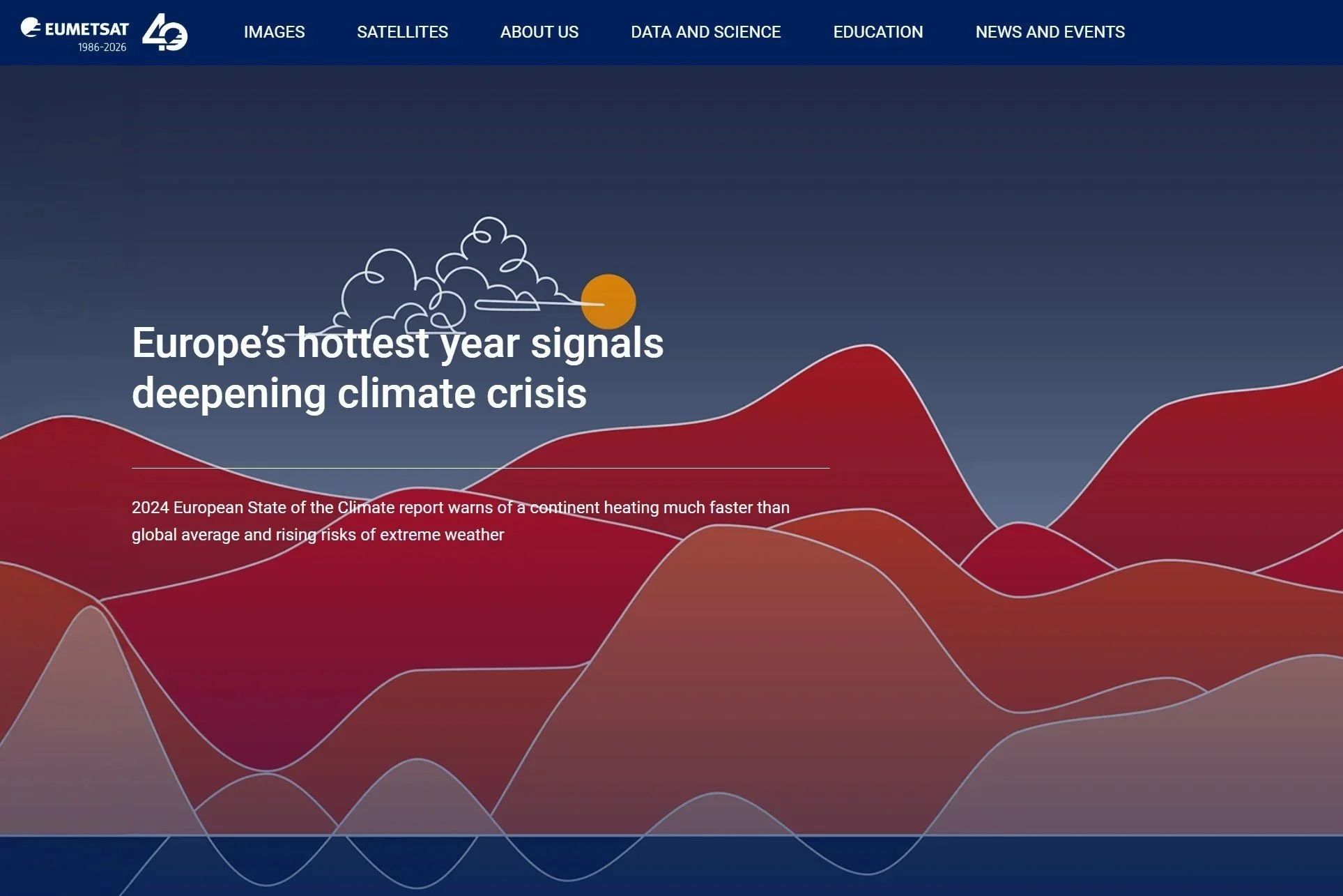 A feature on how Europe’s hottest year on record reflects accelerating climate change and the growing risks communities face across the region. I explored how satellite observations reveal shifting conditions and support understanding of extreme even