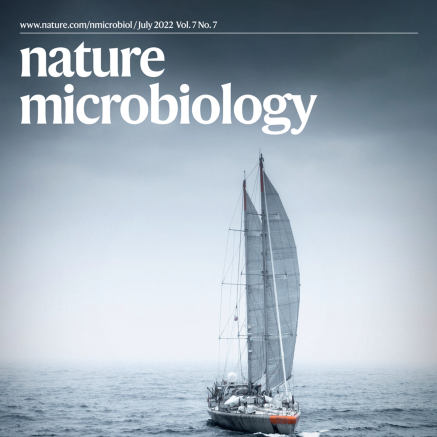Front page feature for Nature Microbiology on ocean microbiome research.