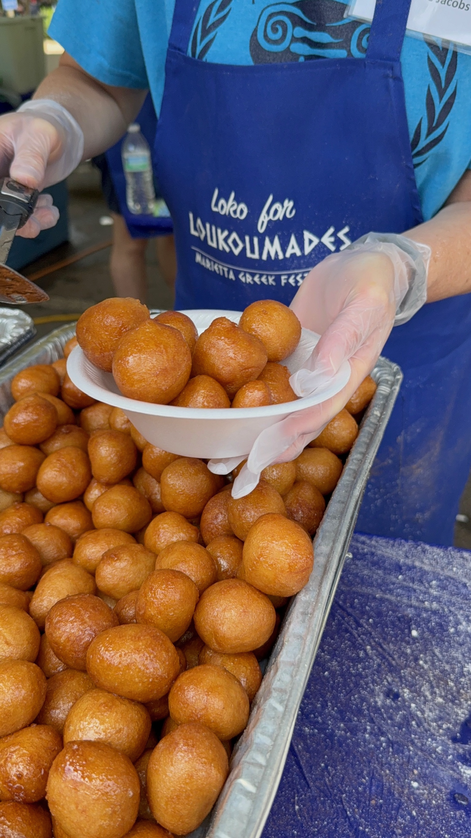loukoumades, delicious greek food, greek dessert