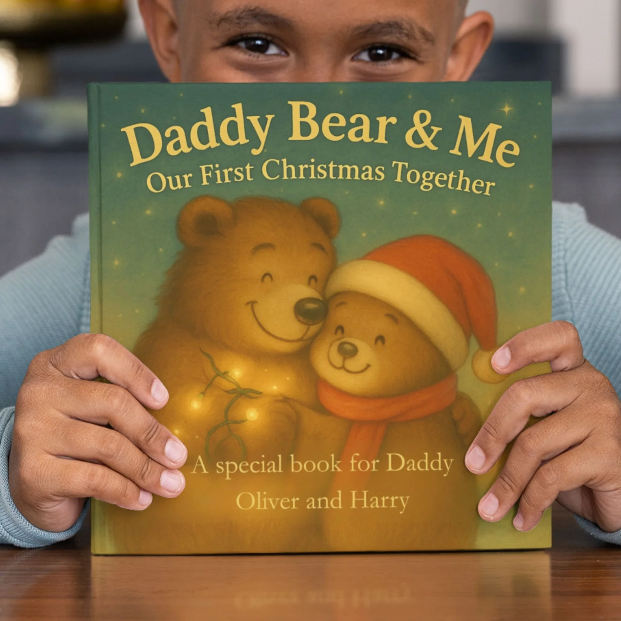 Personalized Daddy Bear Christmas Storybook: First Christmas Gift