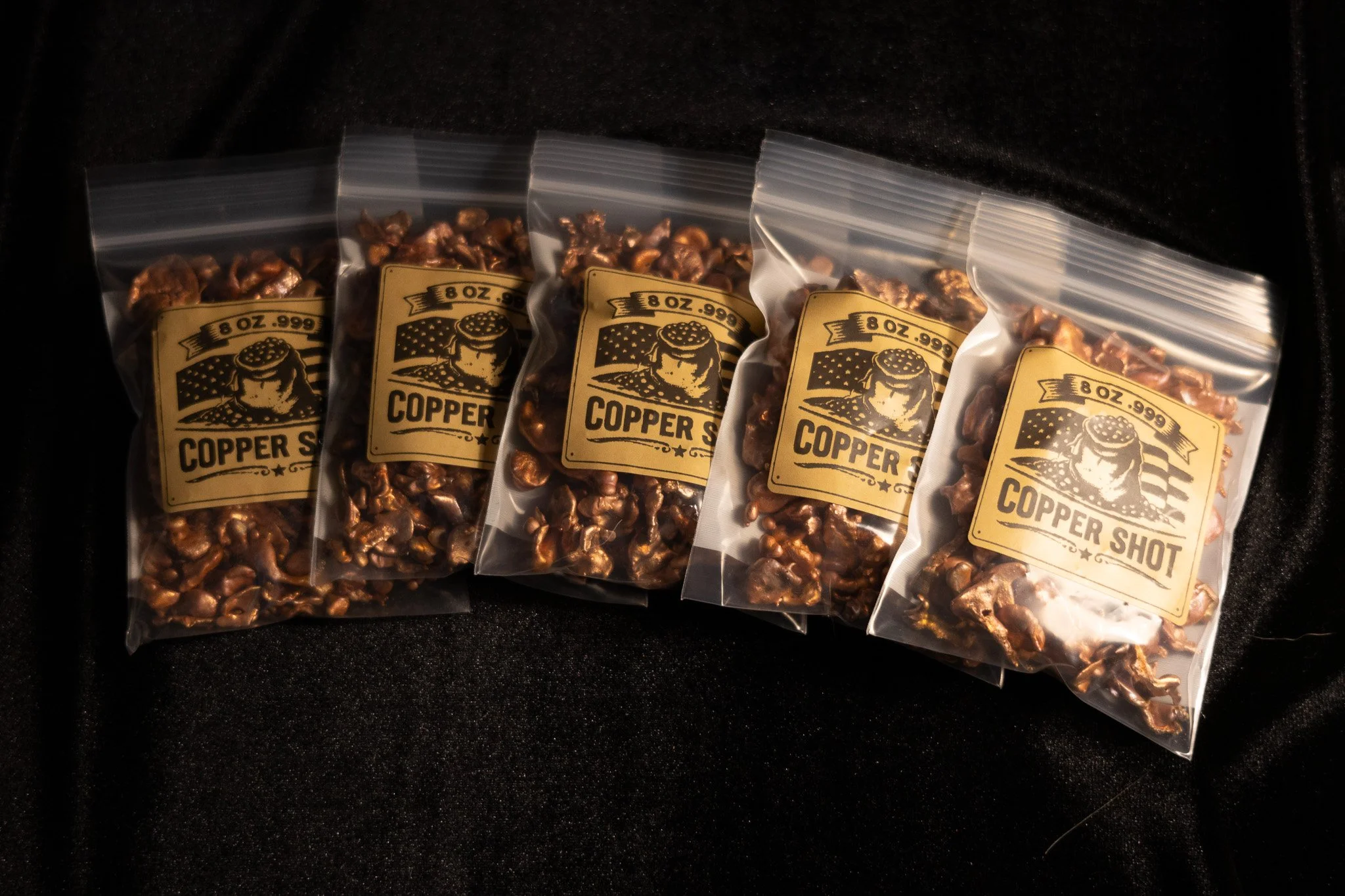 Product NamePack of 5 - 8 OZ Bags of Copper Shot .999