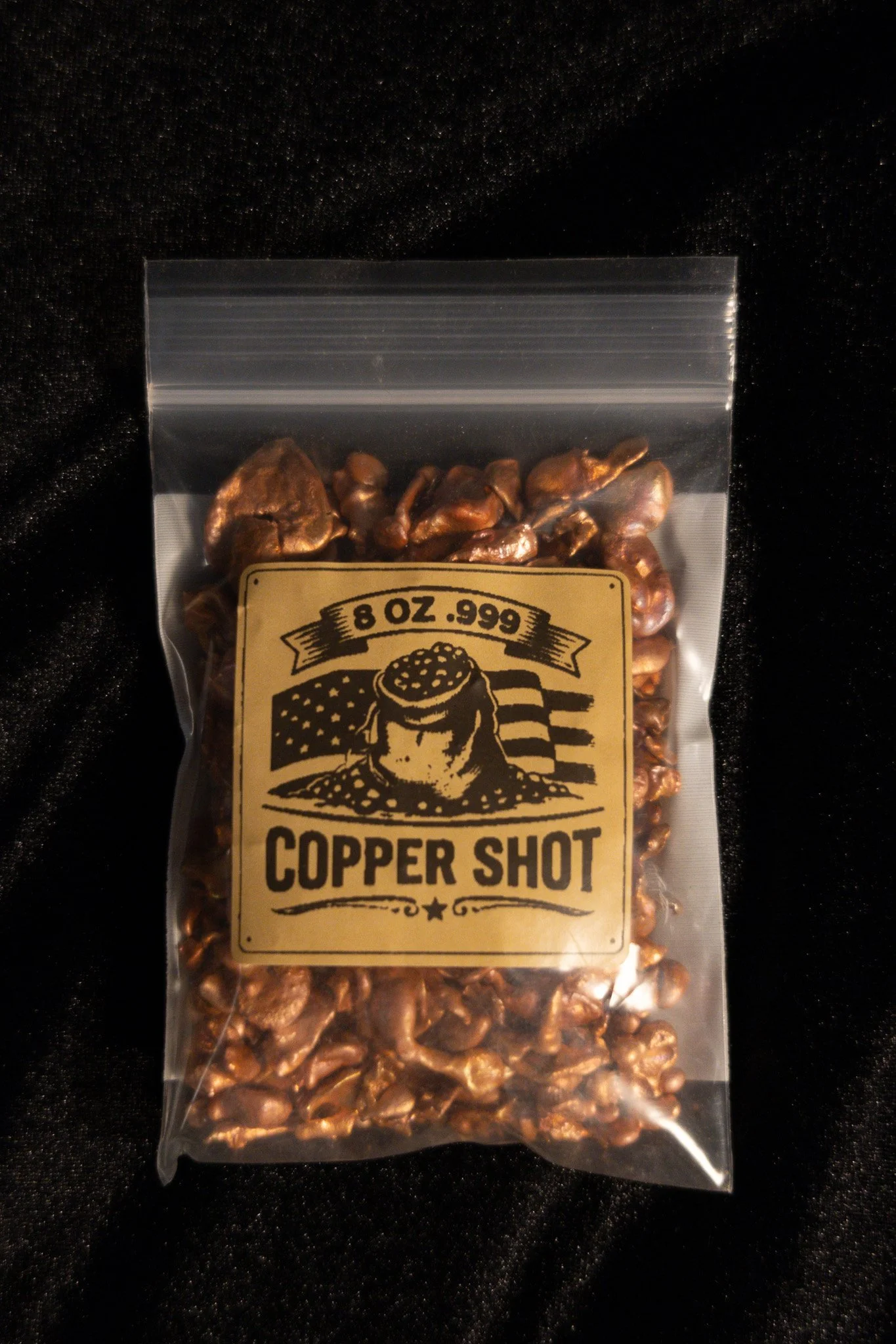 8 oz Copper Bullion Shot 999