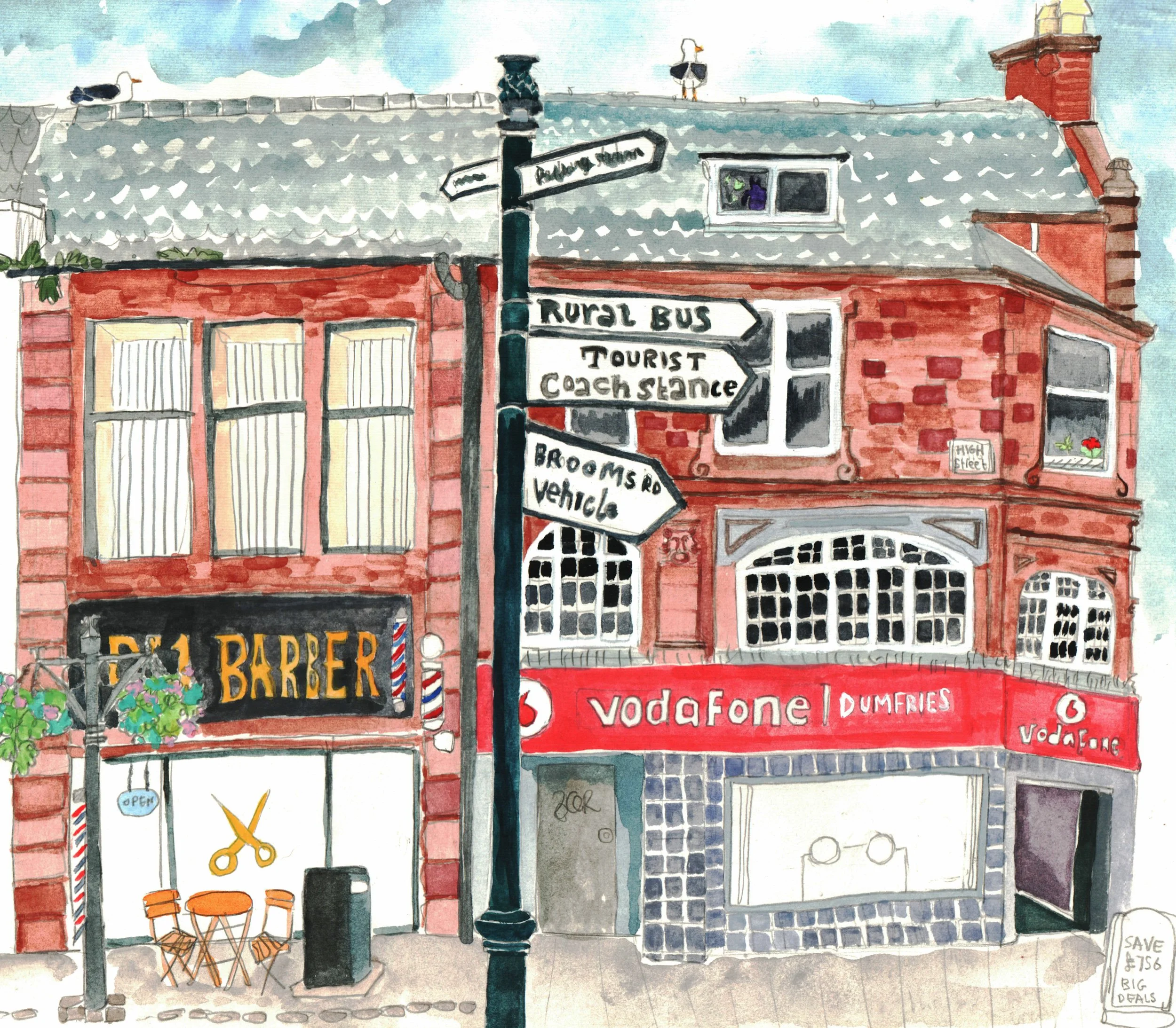 Dumfries in concertina -The Stove Network