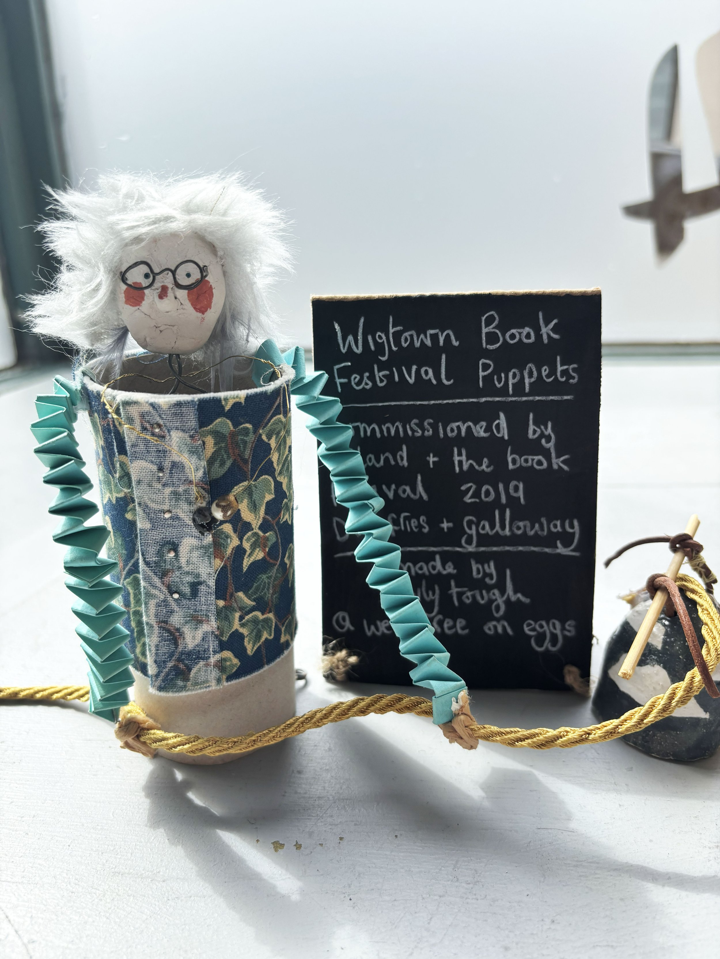 Upland Spring Fling + Wigtown book festival artist residency 