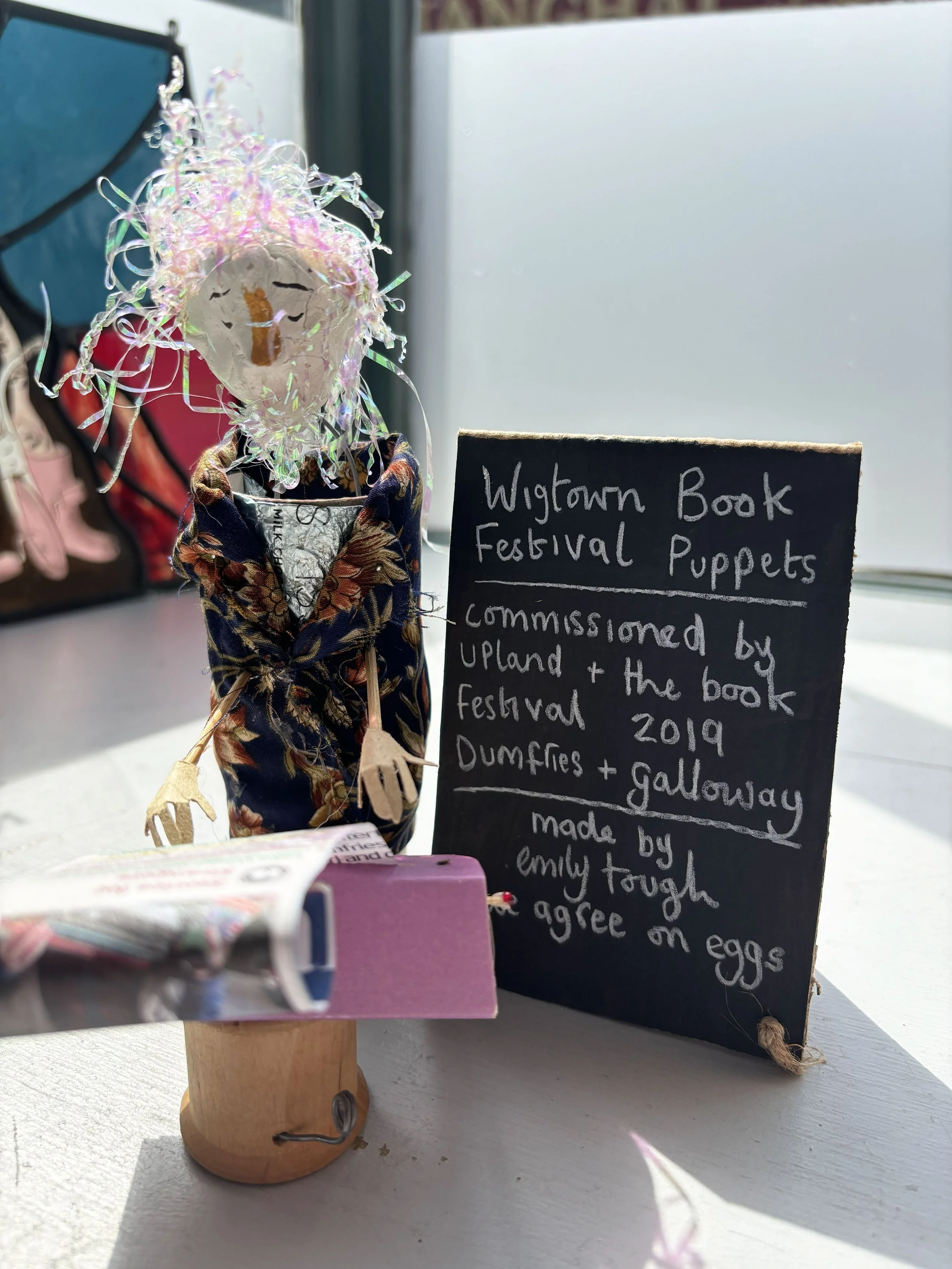 Upland Spring Fling + Wigtown book festival artist residency 