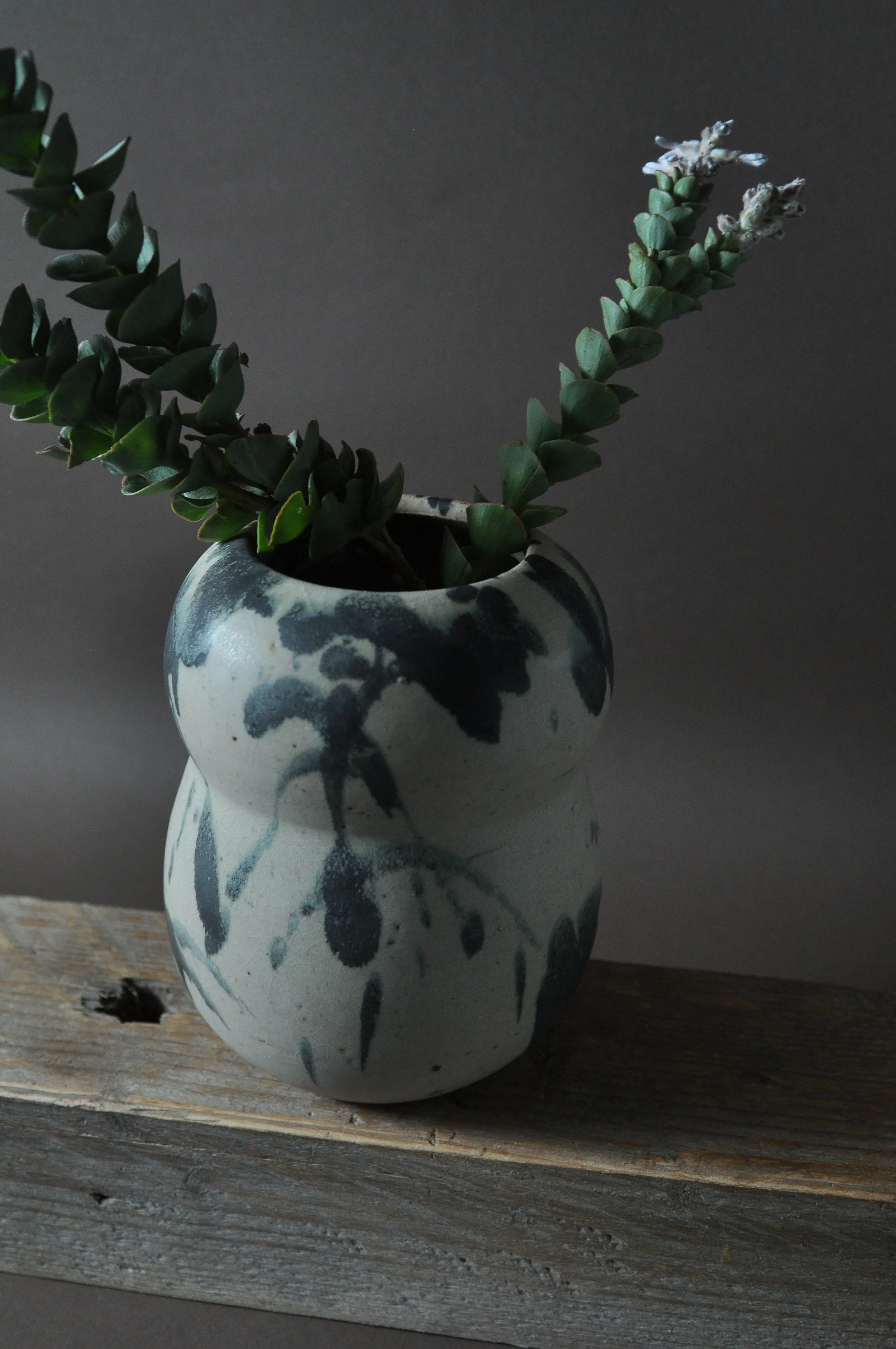 Vase No. 1 - Sand - Freckle Ash